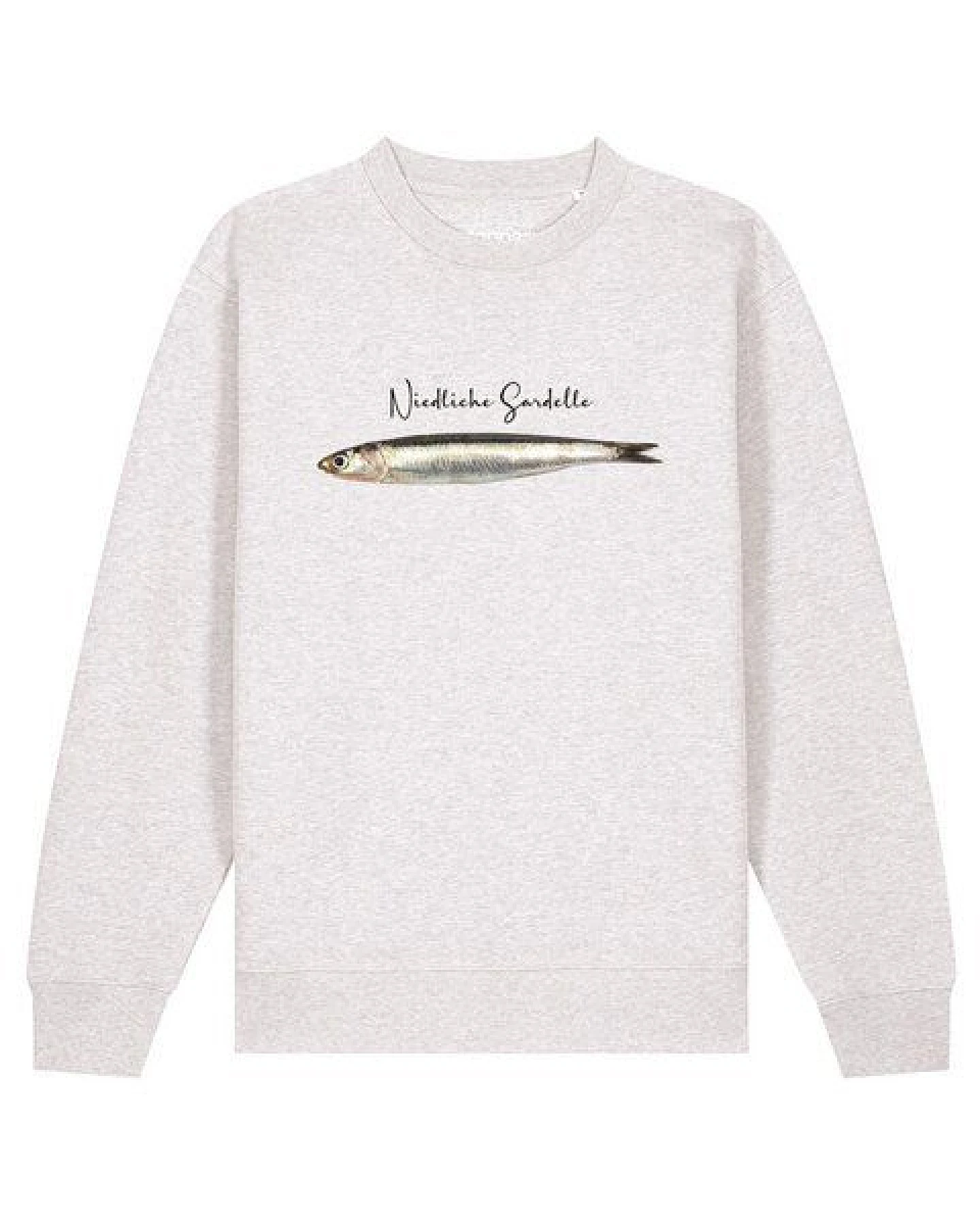 watapparel Sweatshirt Unisex Niedliche Sardelle – Ansicht 2