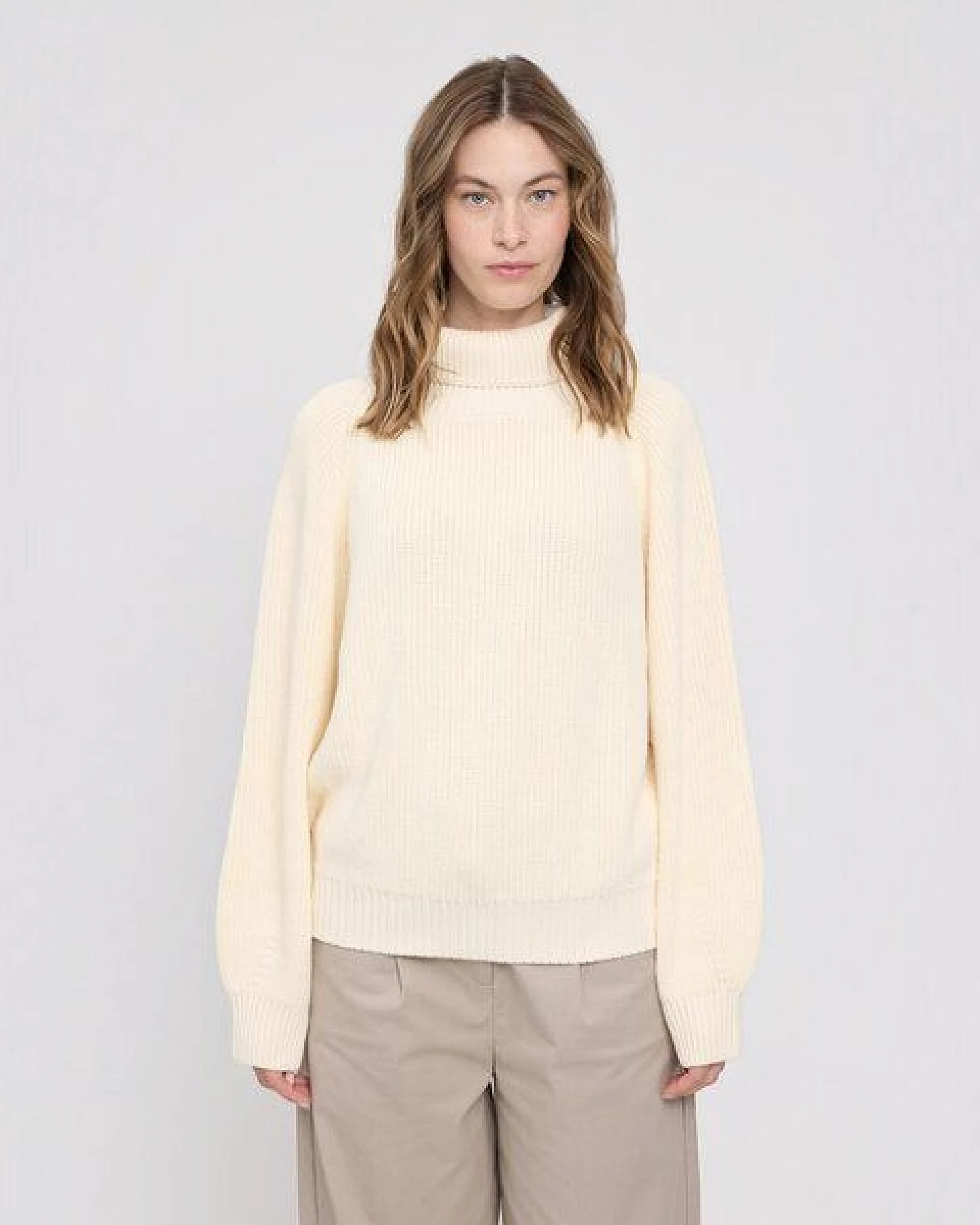 Mazine Chunky Knit Turtle Neck Jumper – Ansicht 2