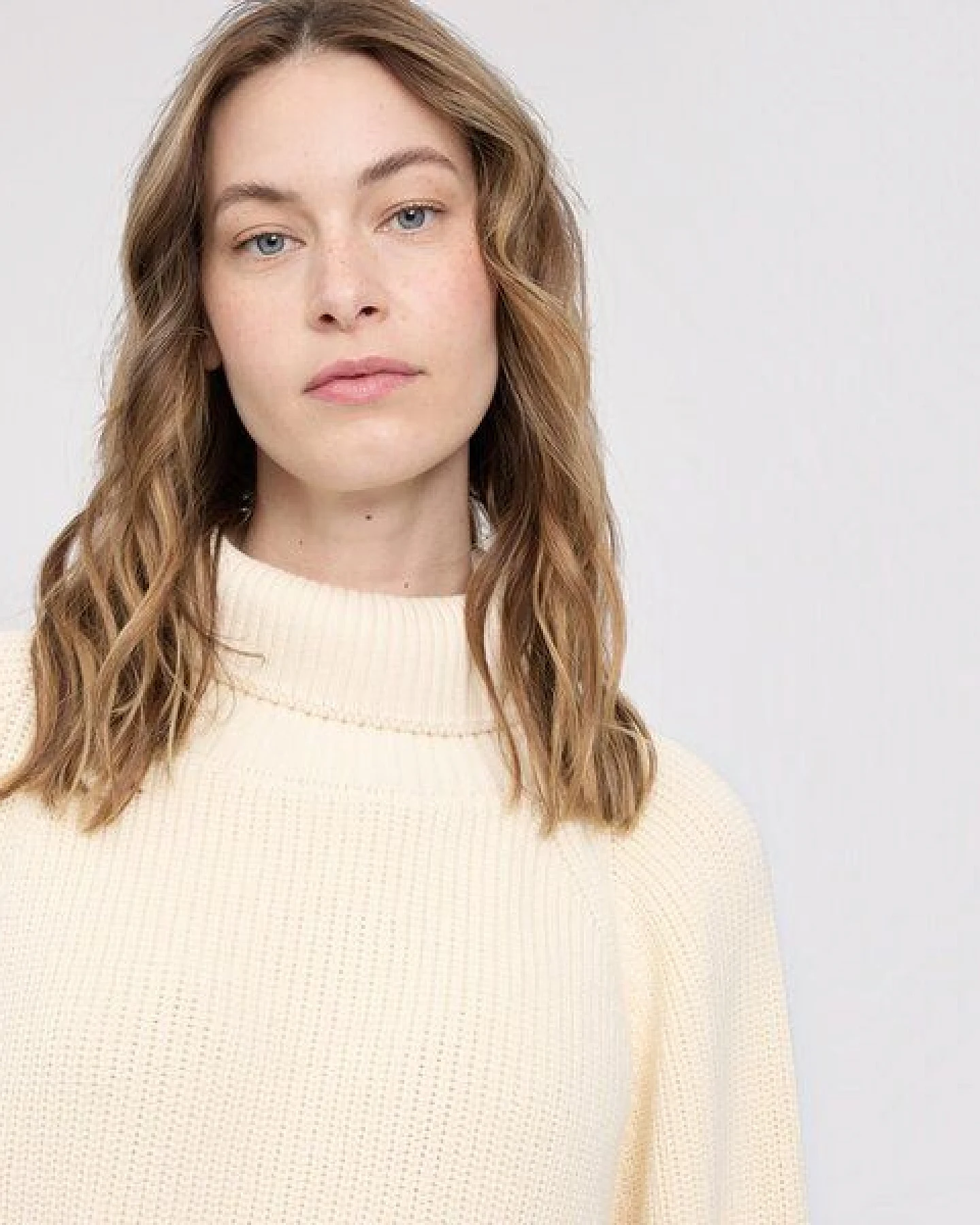 Mazine Chunky Knit Turtle Neck Jumper – Ansicht 3