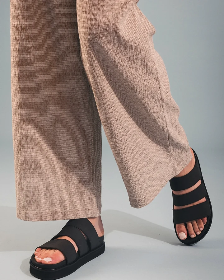 NAE Damen vegan Sandalen Tonga Schwarz