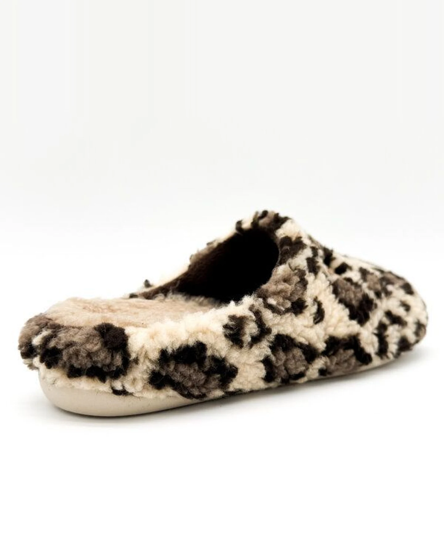 Hausschuh "thies ® Rec Leo Teddy Slipper" aus rec. Teddy Fell – Ansicht 4
