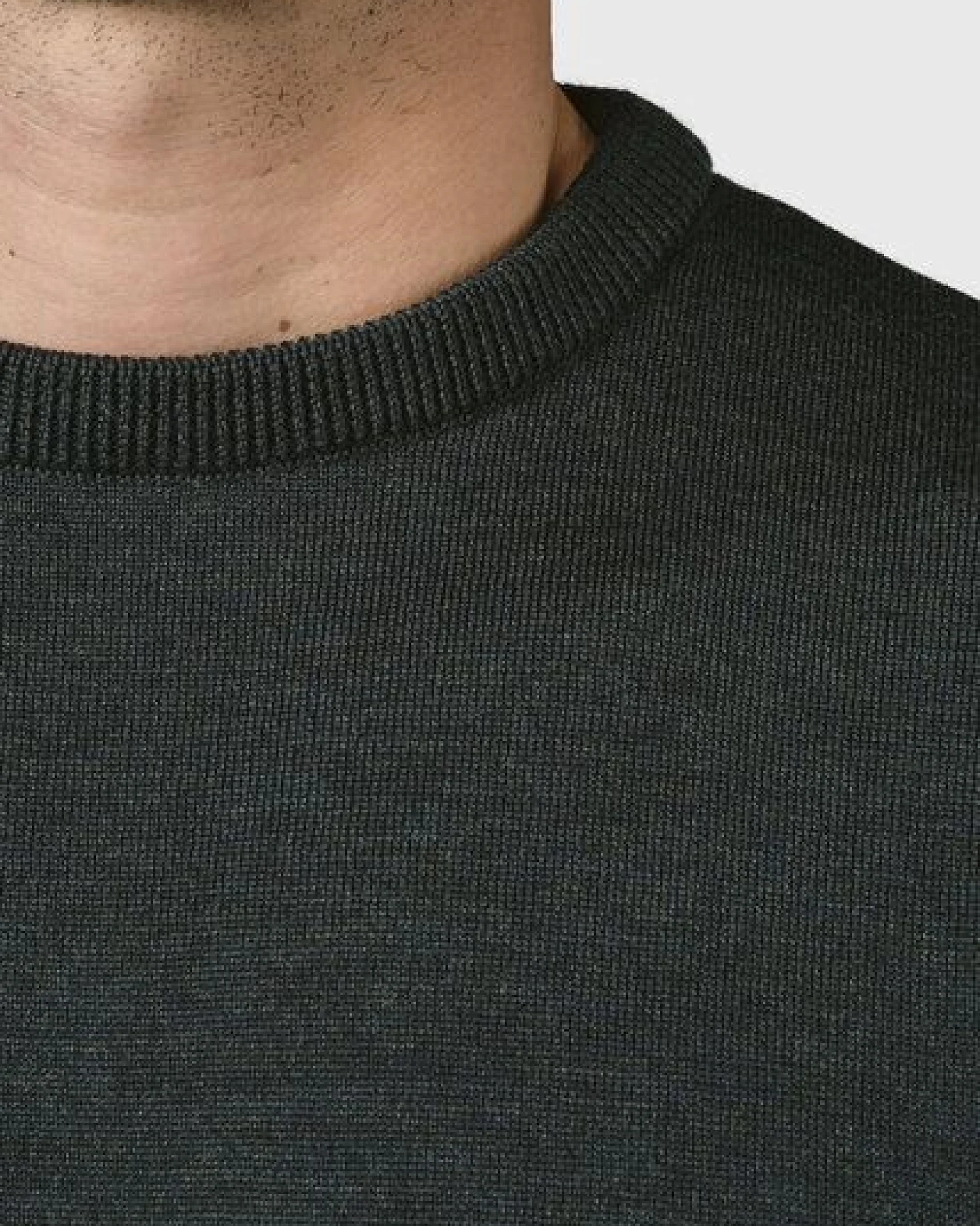 Klitmøller Collective Merino-Strickpullover - Mens Basic Merino Wool - mulesingfrei – Ansicht 4
