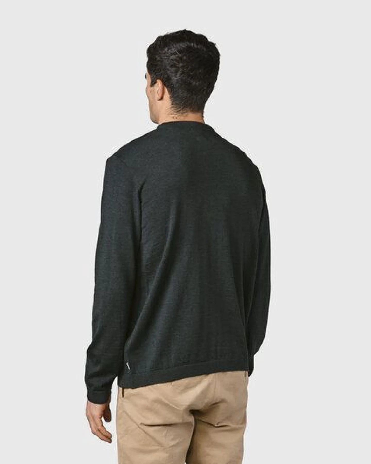 Klitmøller Collective Merino-Strickpullover - Mens Basic Merino Wool - mulesingfrei – Ansicht 3