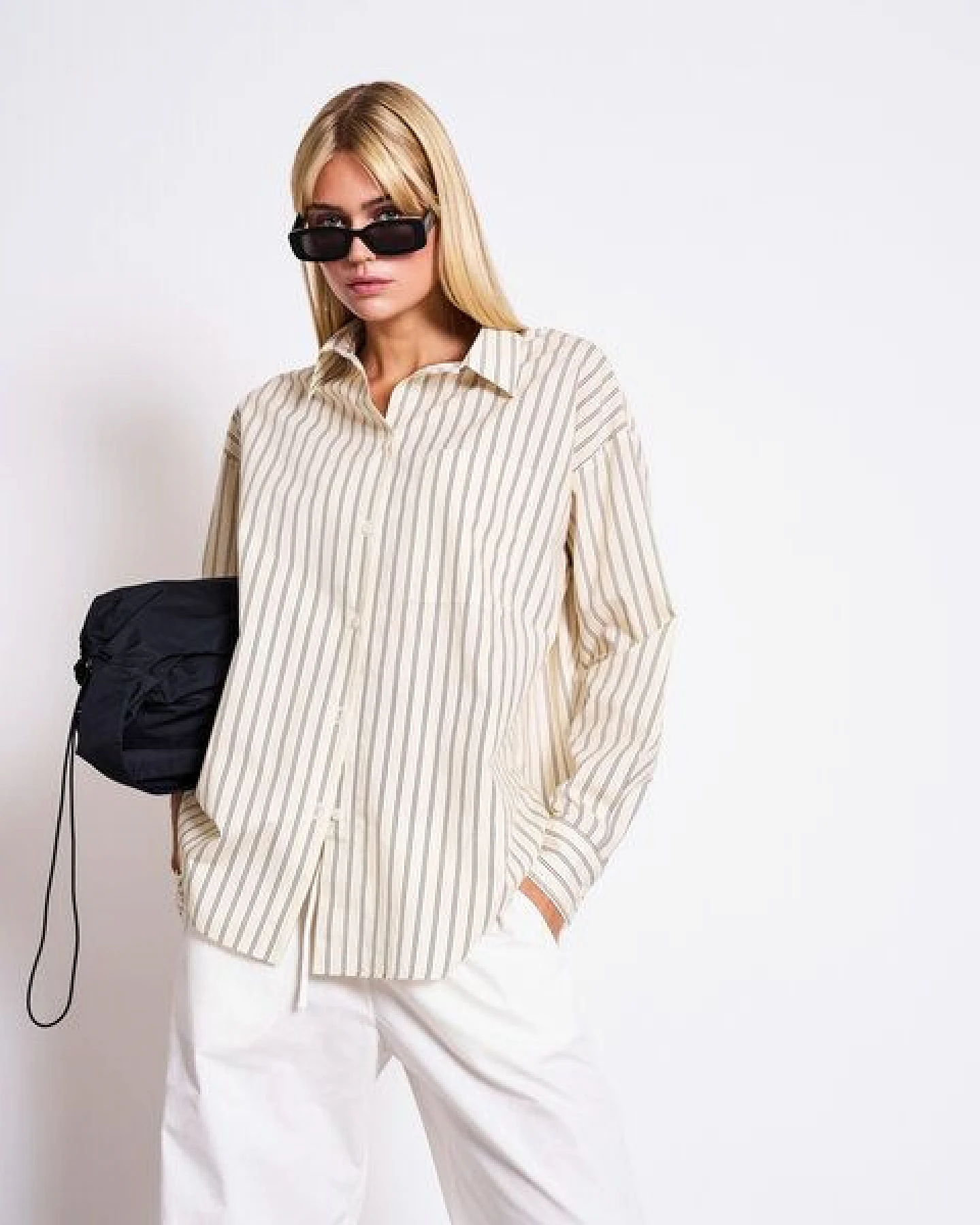 JAN N JUNE Oversized Baumwoll Bluse MAMRO GOTS – Ansicht 2