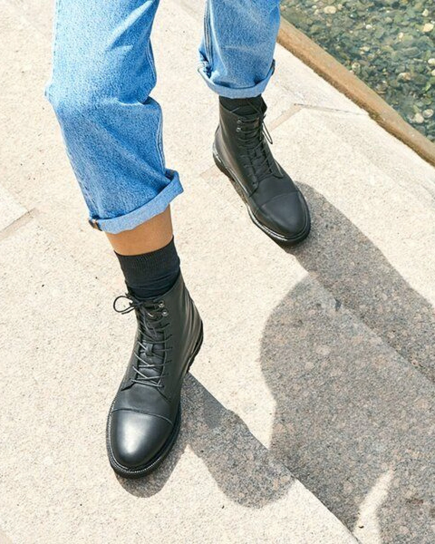 SORBAS '94 Leder Work Boots Stiefel – Ansicht 3