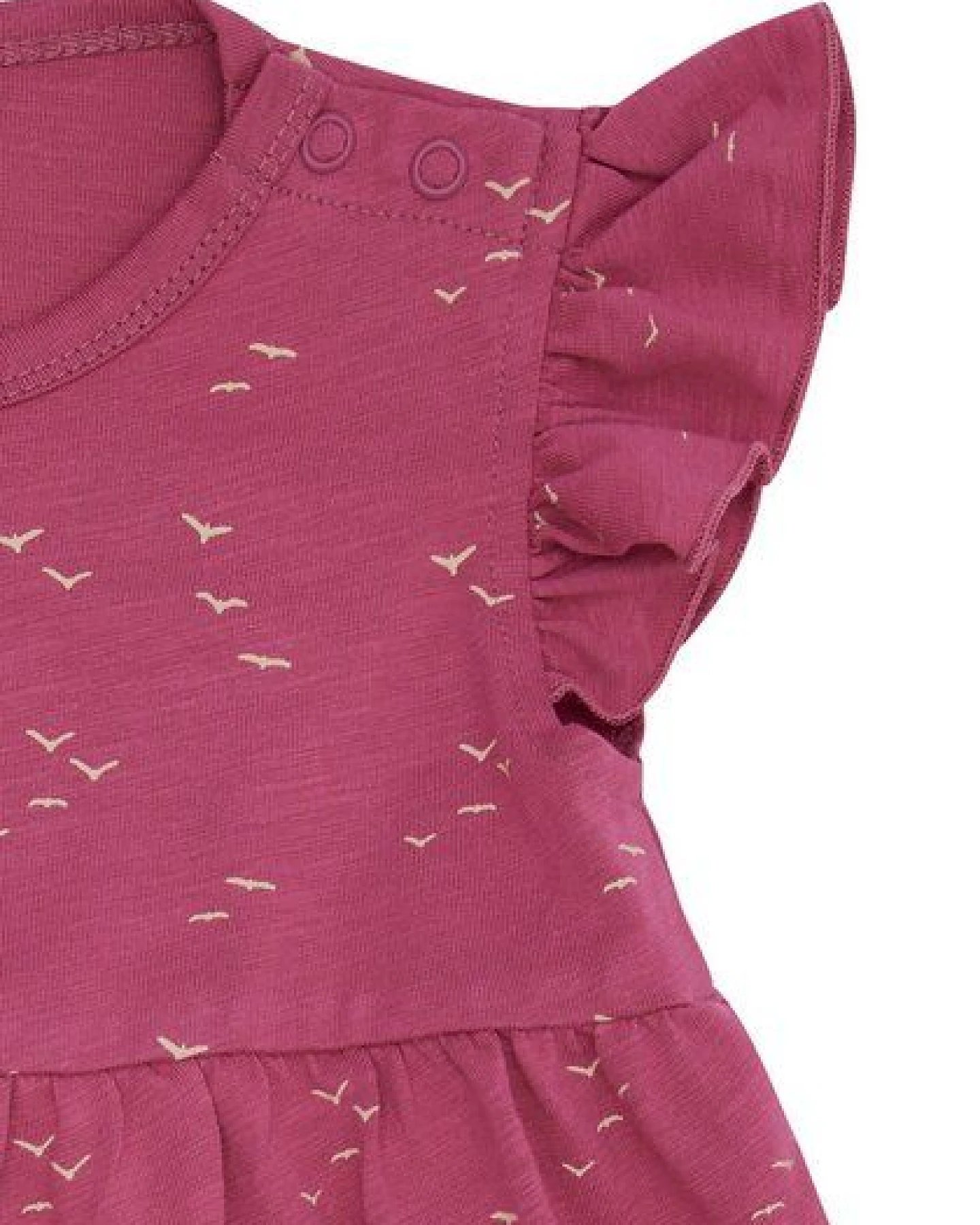 loud + proud Babys & Kinder Kleid Slub Jersey, GOTS-zertifiziert – Ansicht 3