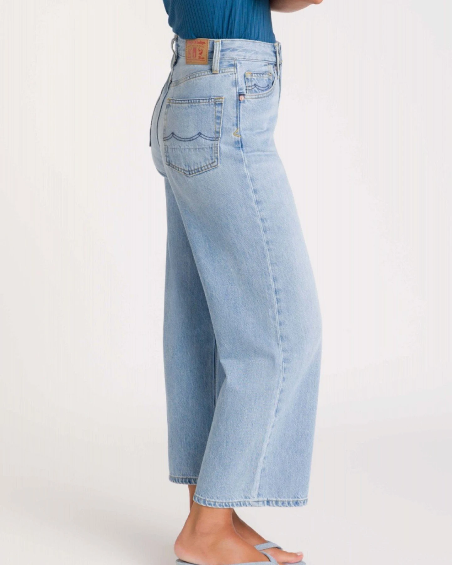 Jeans Elisabeth Cropped Blue Reef Super Light Used – Ansicht 2