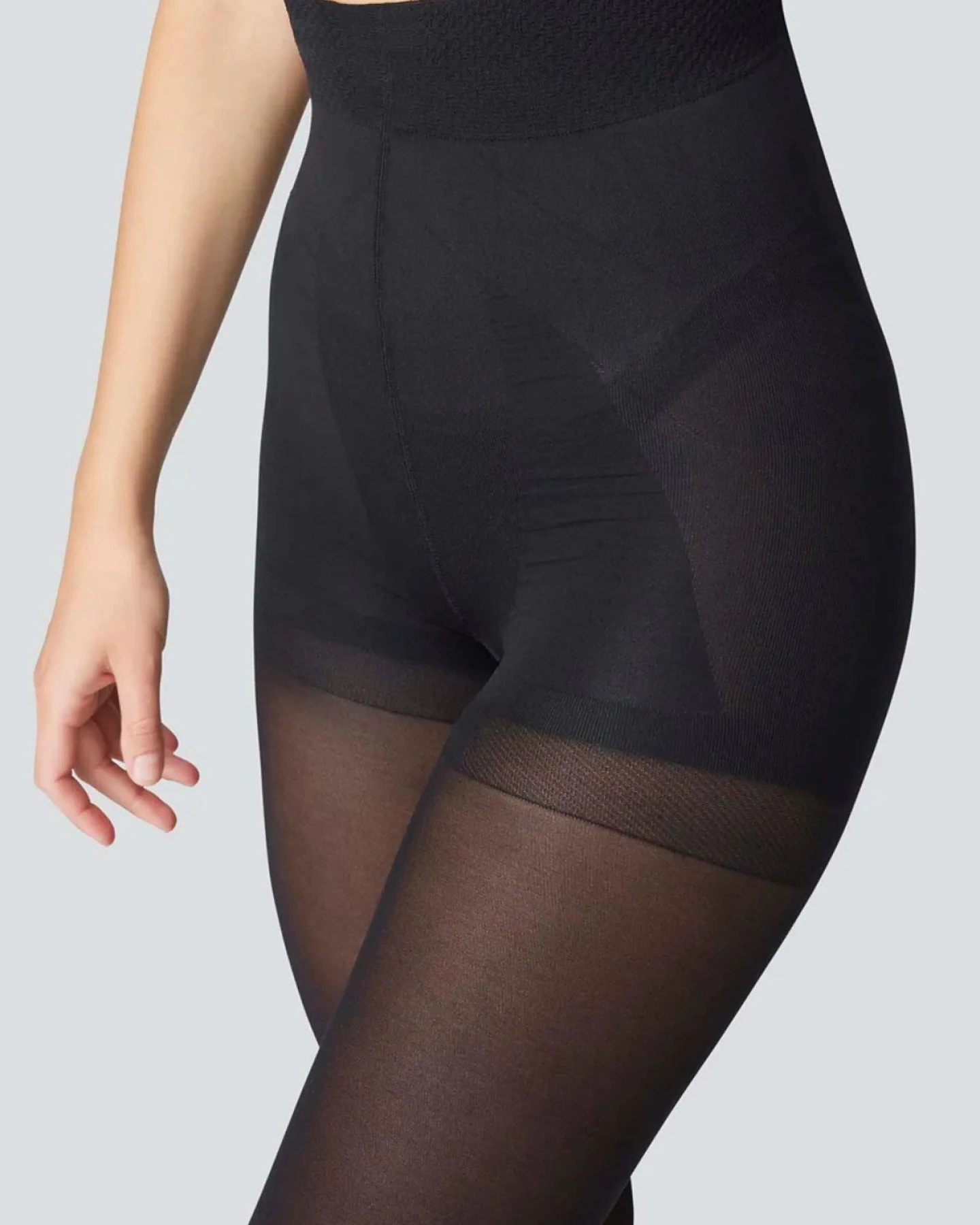 Strumpfhose Anna Control Schwarz – Ansicht 2