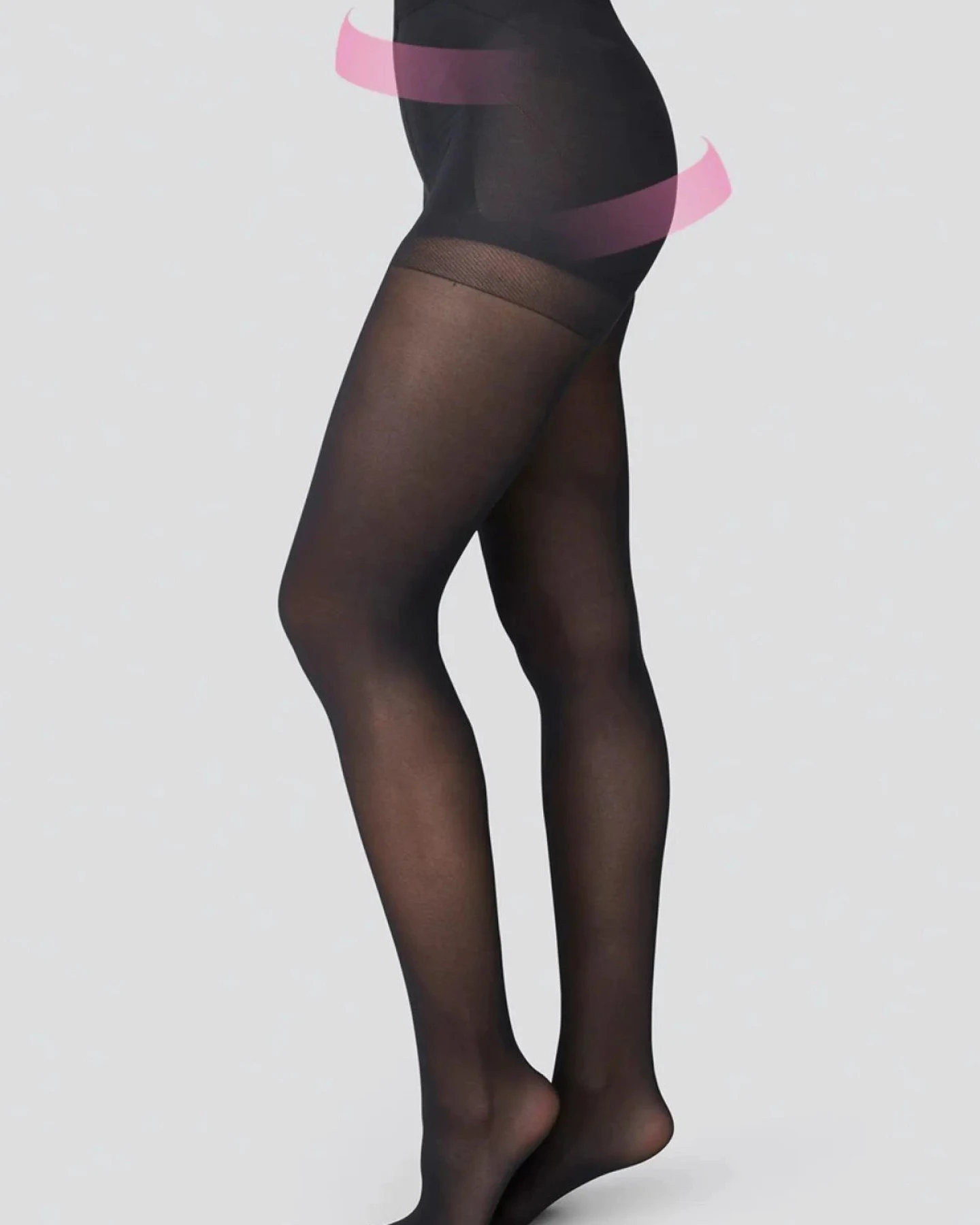 Strumpfhose Anna Control Schwarz – Ansicht 6