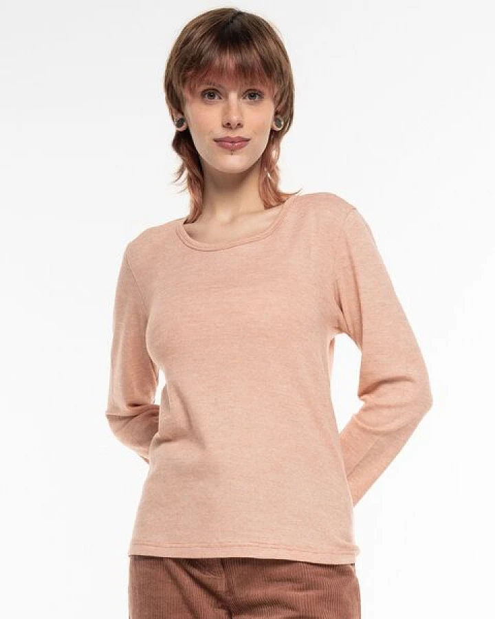 Alma & Lovis Softes Longsleeve aus Organic Wool-Cotton-Mix