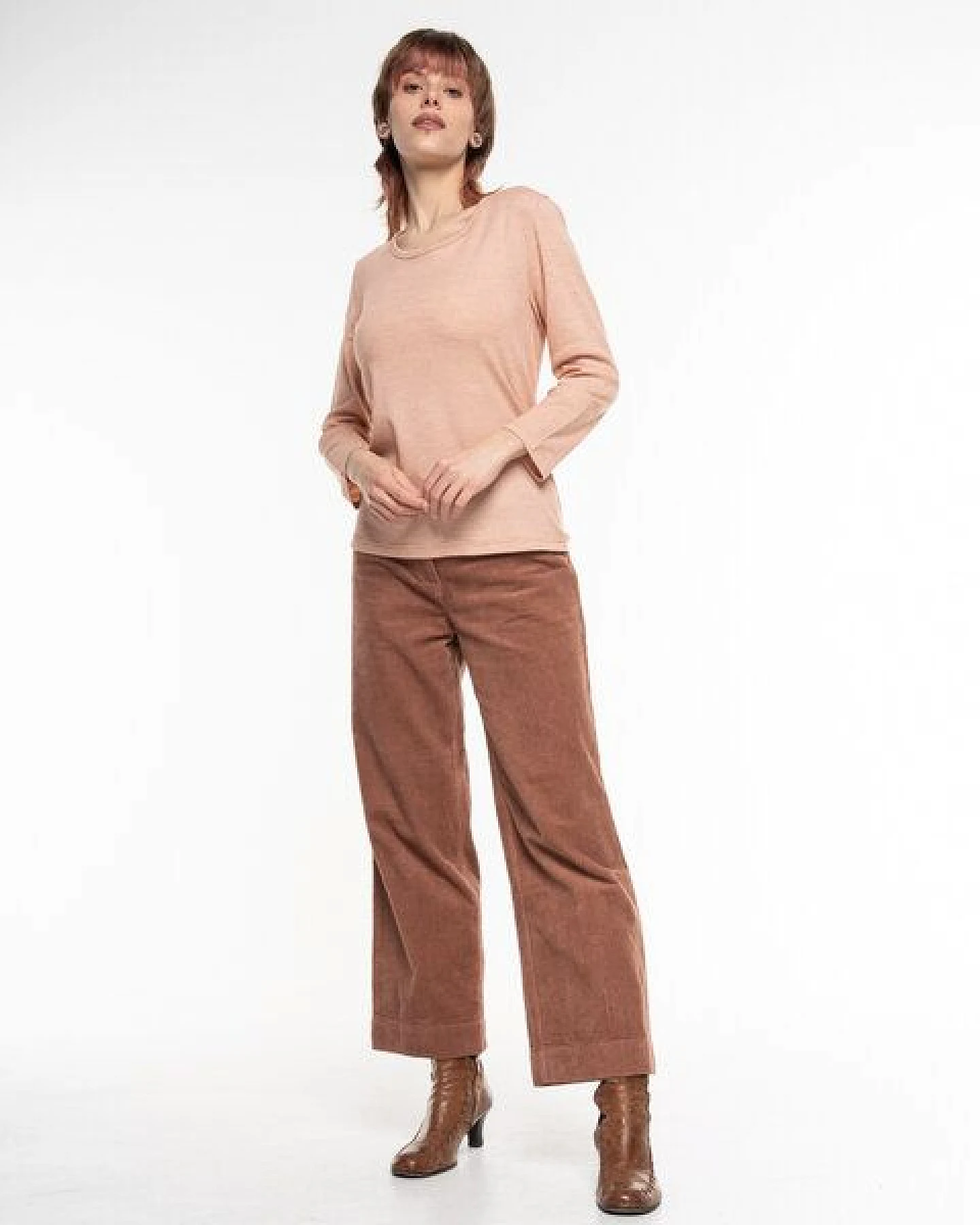 Alma & Lovis Softes Longsleeve aus Organic Wool-Cotton-Mix – Ansicht 2