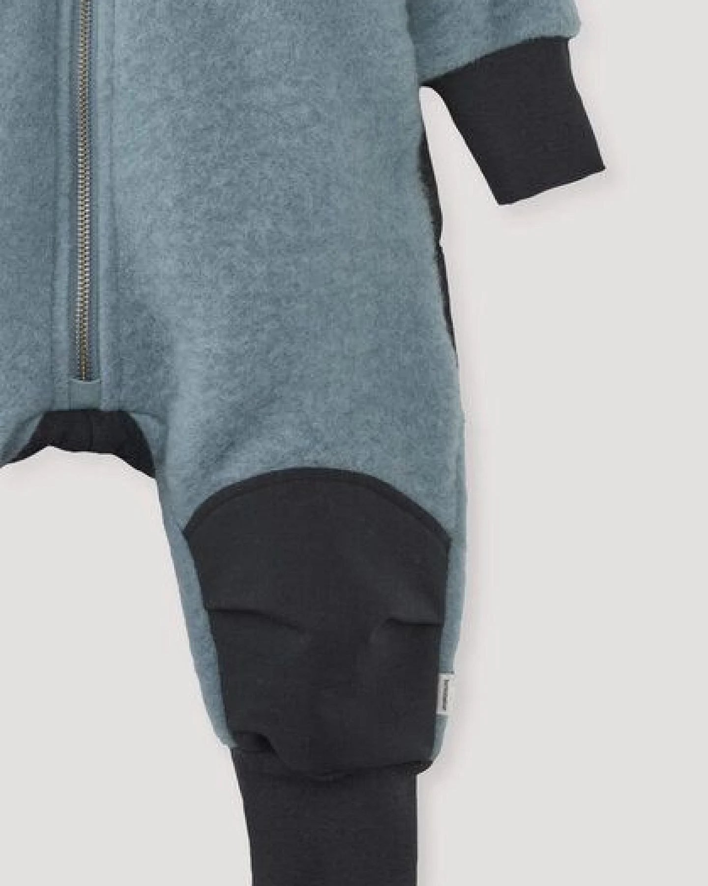 hessnatur Wollfleece Overall aus Bio-Merinowolle mit Softshell – Ansicht 4