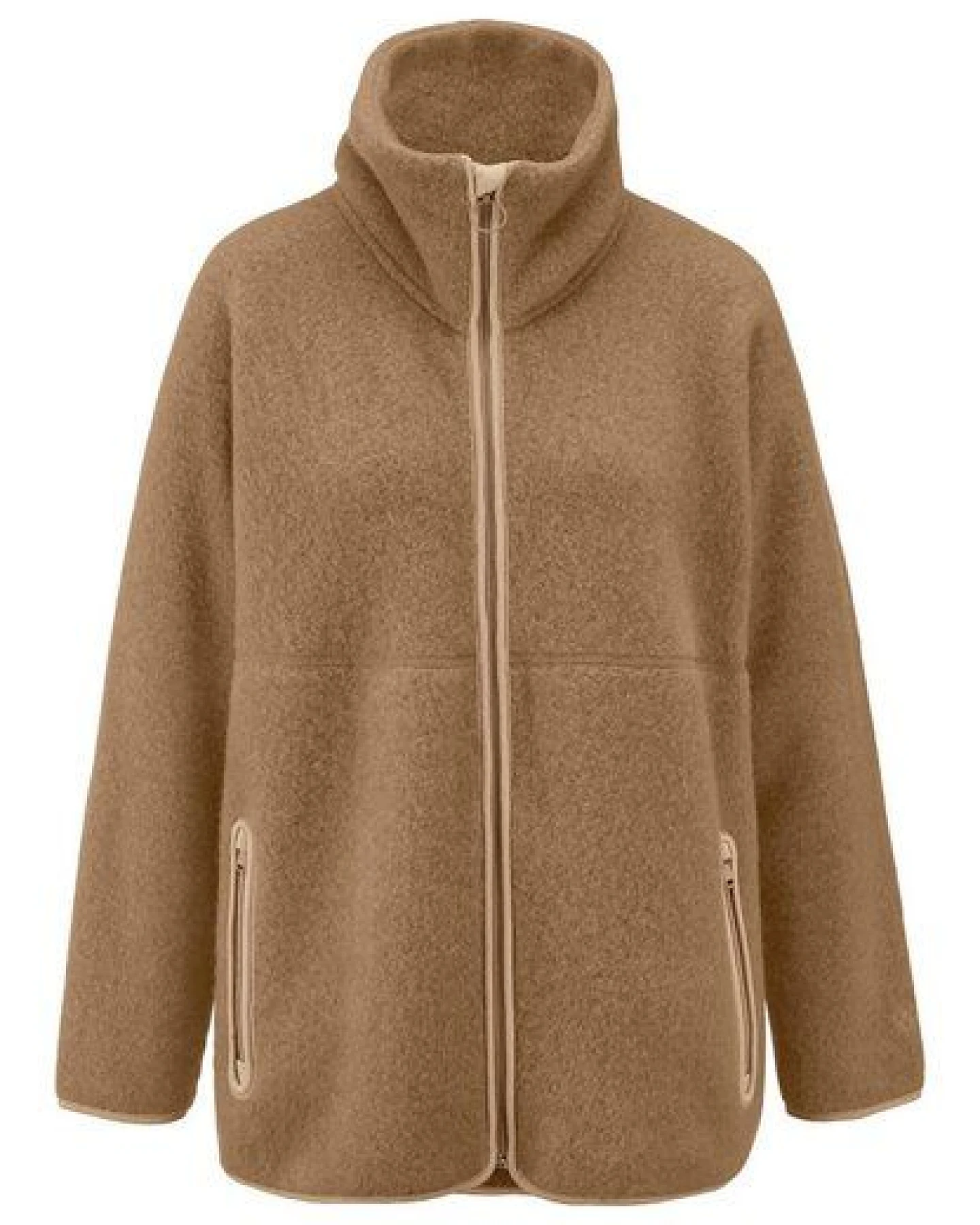 hessnatur Wollfleece Jacke Oversized aus reiner Bio-Merinowolle – Ansicht 3