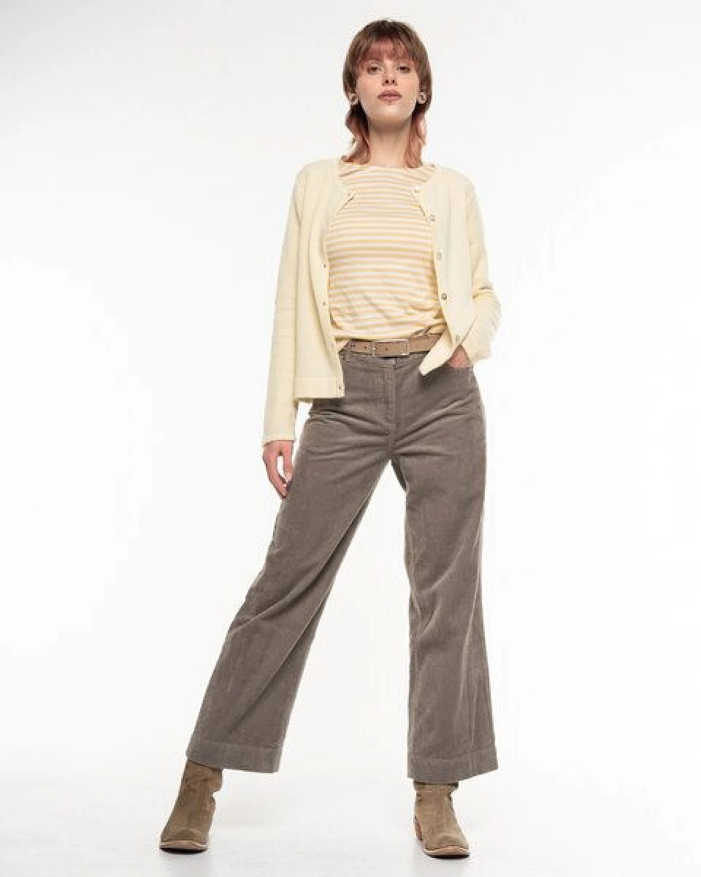 Alma & Lovis Softe Breitcord-Culotte aus Organic Cotton – Ansicht 2