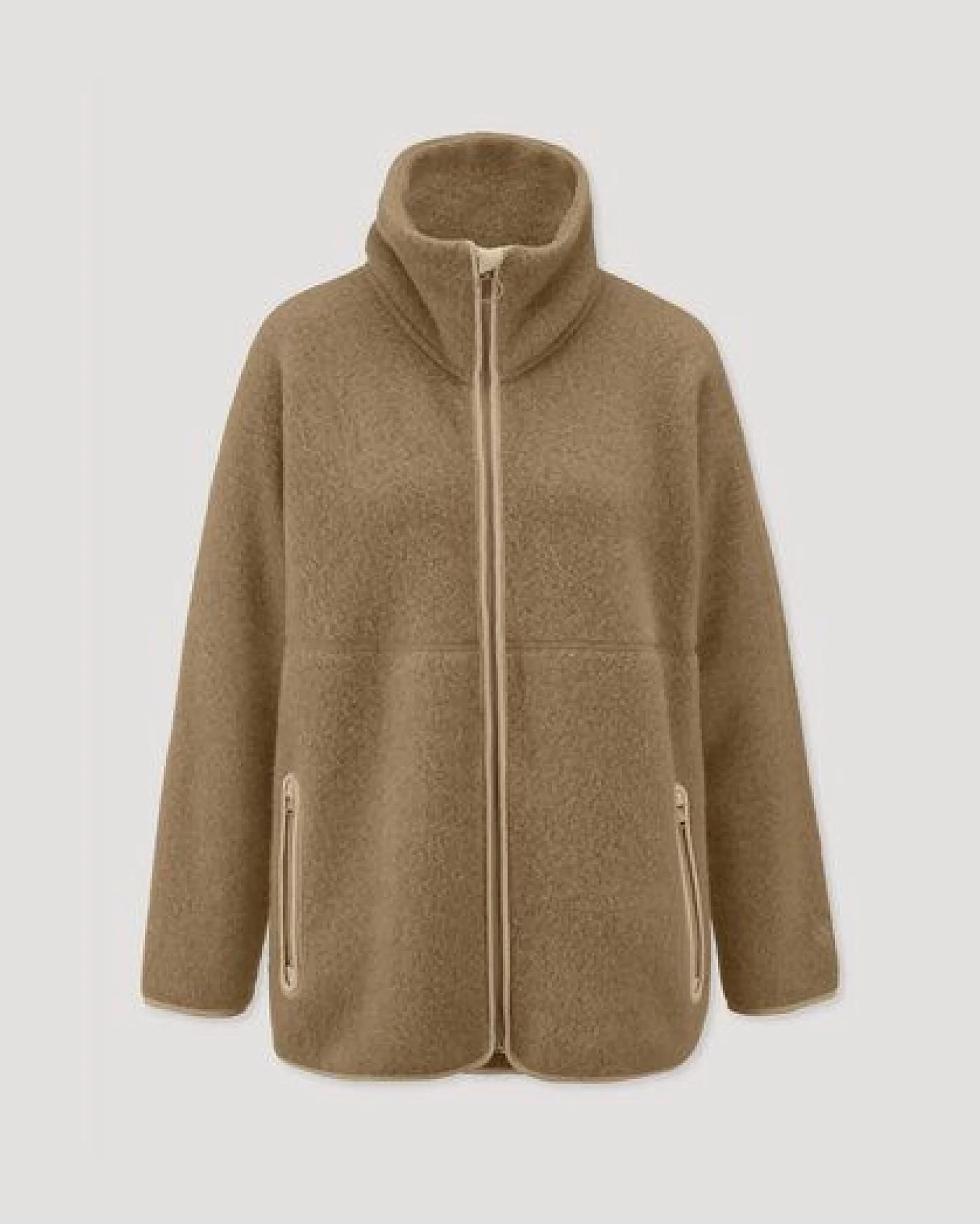 hessnatur Wollfleece Jacke Oversized aus reiner Bio-Merinowolle – Ansicht 4