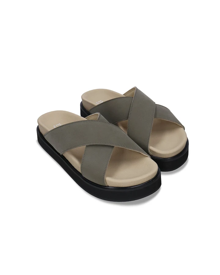 NAE Damen vegan Sandalen Davu Grün