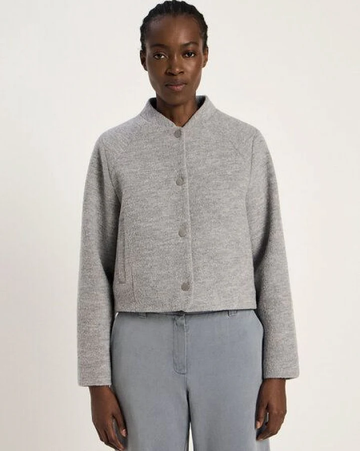LANIUS Walkblouson (GOTS) aus Bio-Schurwolle und Bio-Baumwolle
