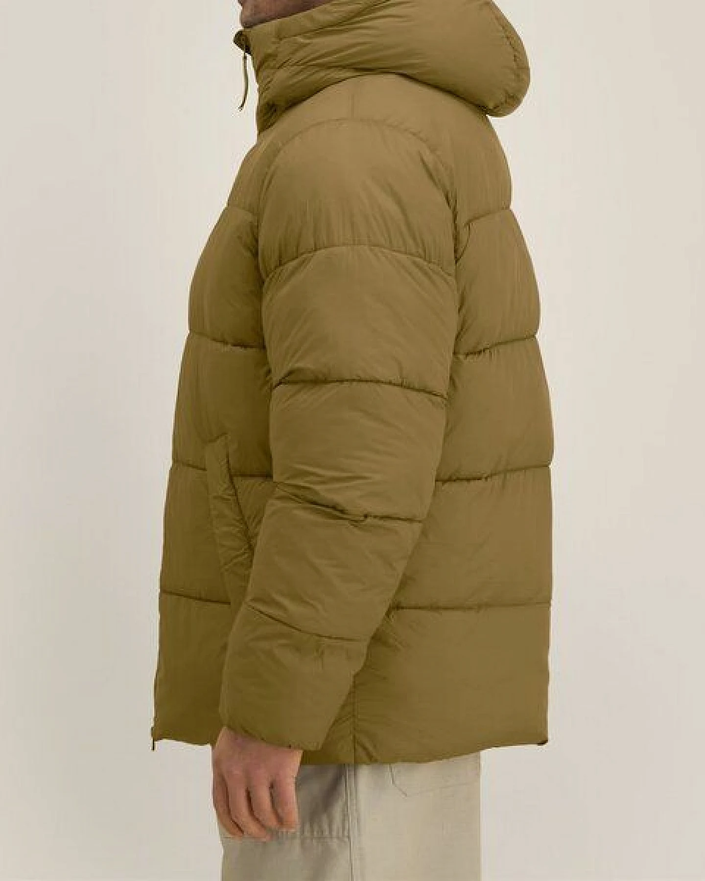 YTWOO Medium Fit Unisex Pufferjacke mit Kapuze – Ansicht 4