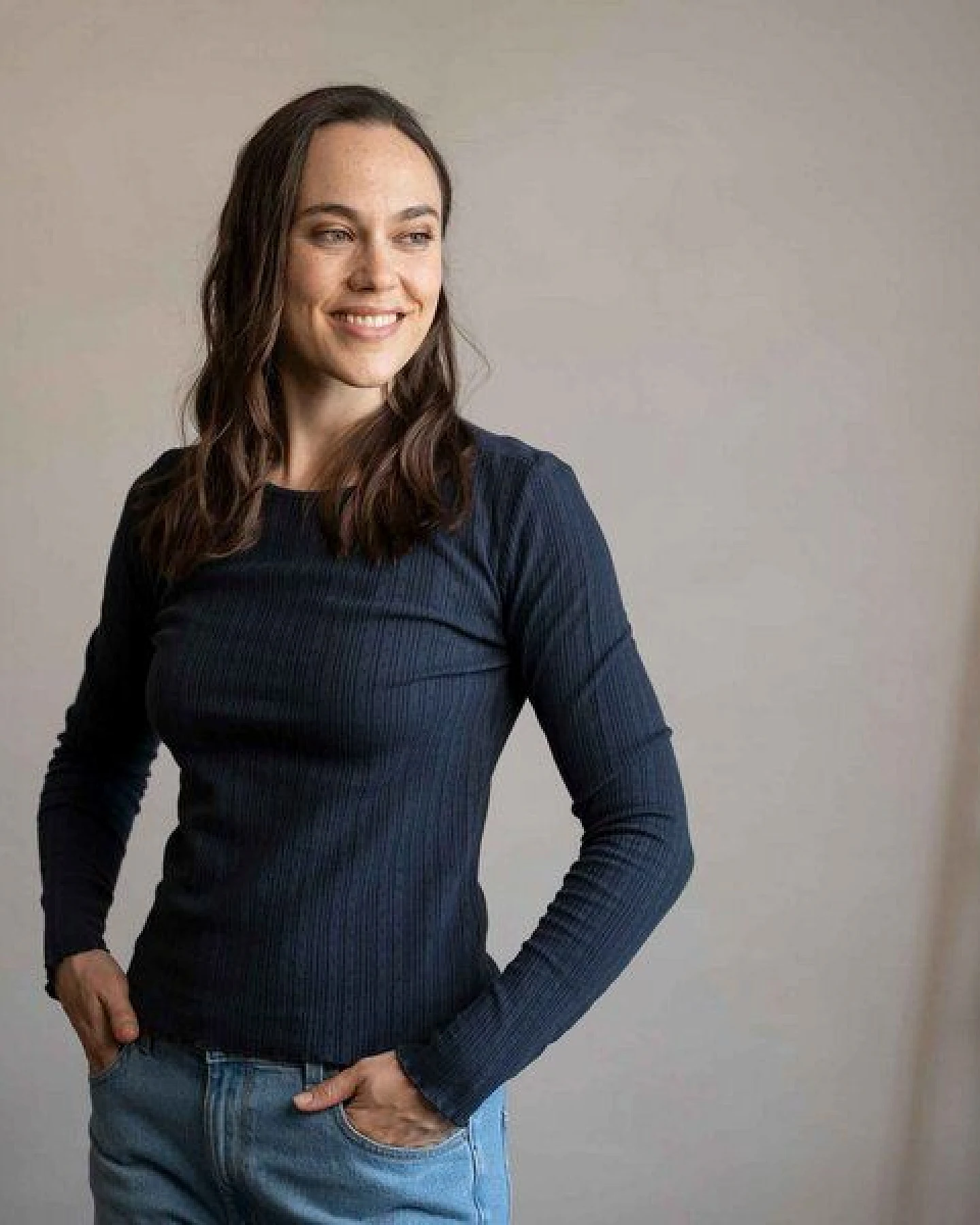 Vresh Clothing Vrederica - Pointelle Longsleeve aus Biobaumwolle – Ansicht 3