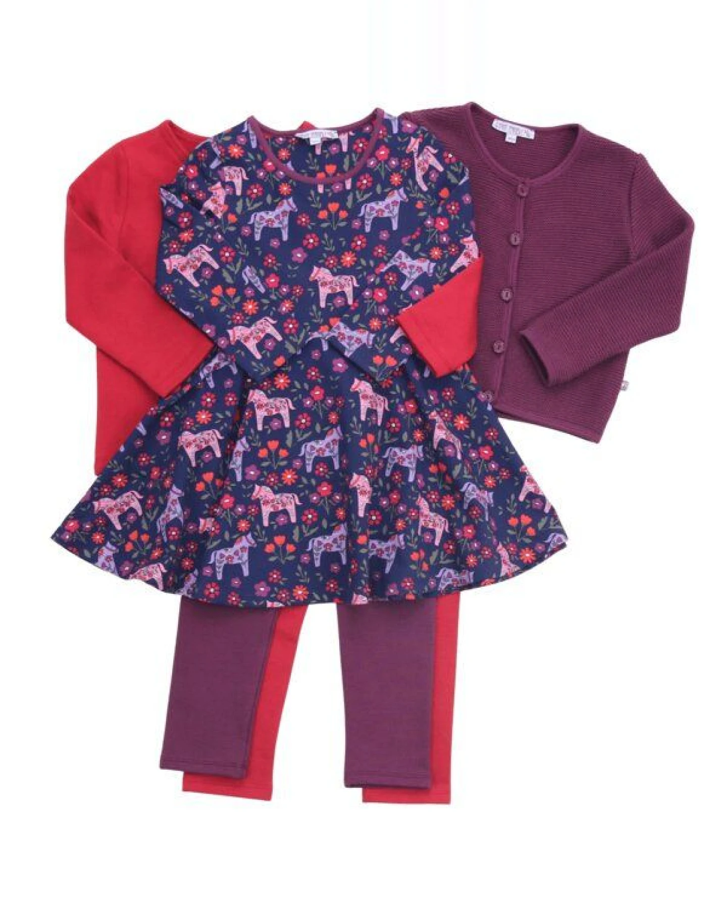 Enfant Terrible Drehkleid mit Pferdedruck – Ansicht 3