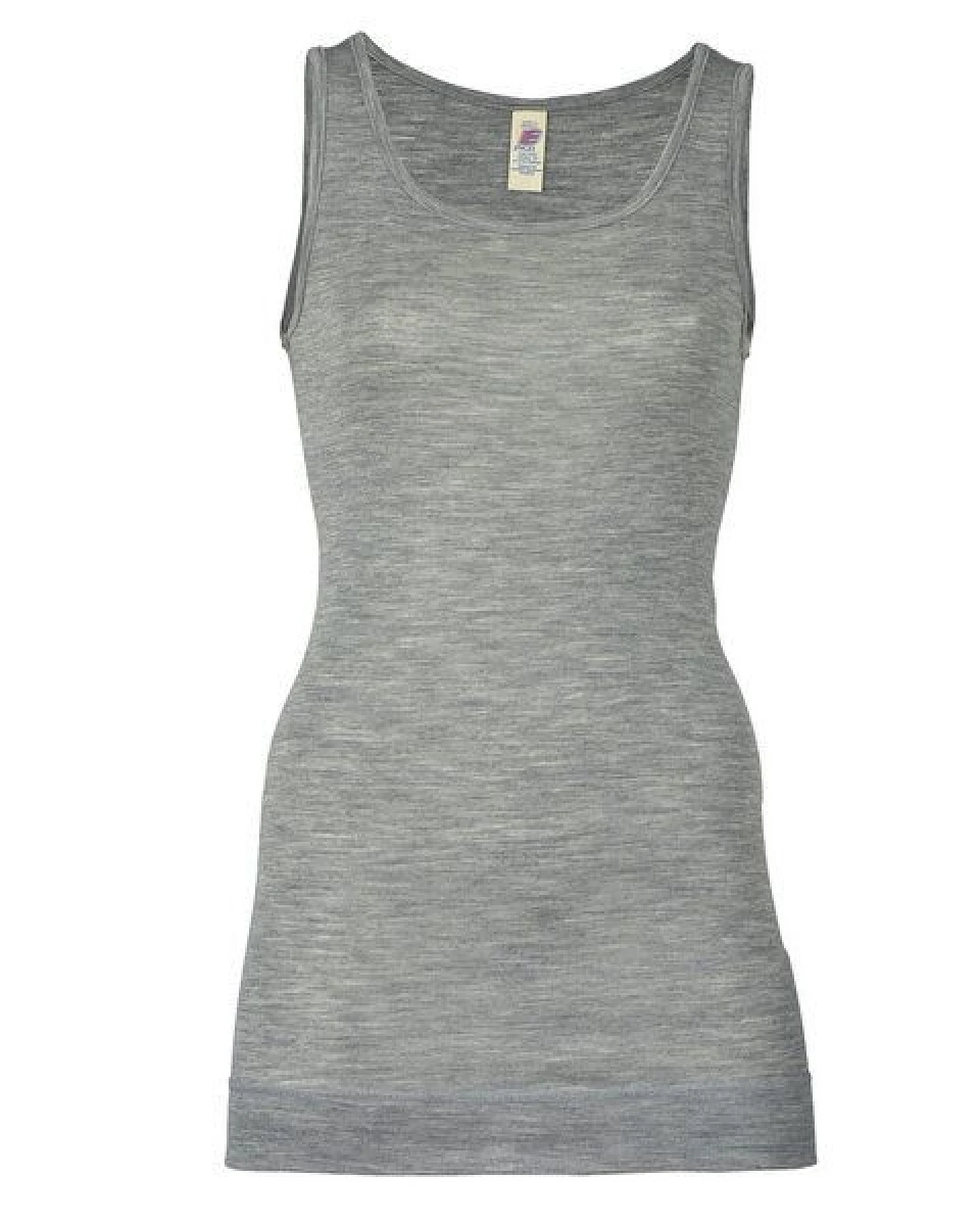 Engel Natur Damen-Longshirt ärmellos Schurwolle Seide – Ansicht 3