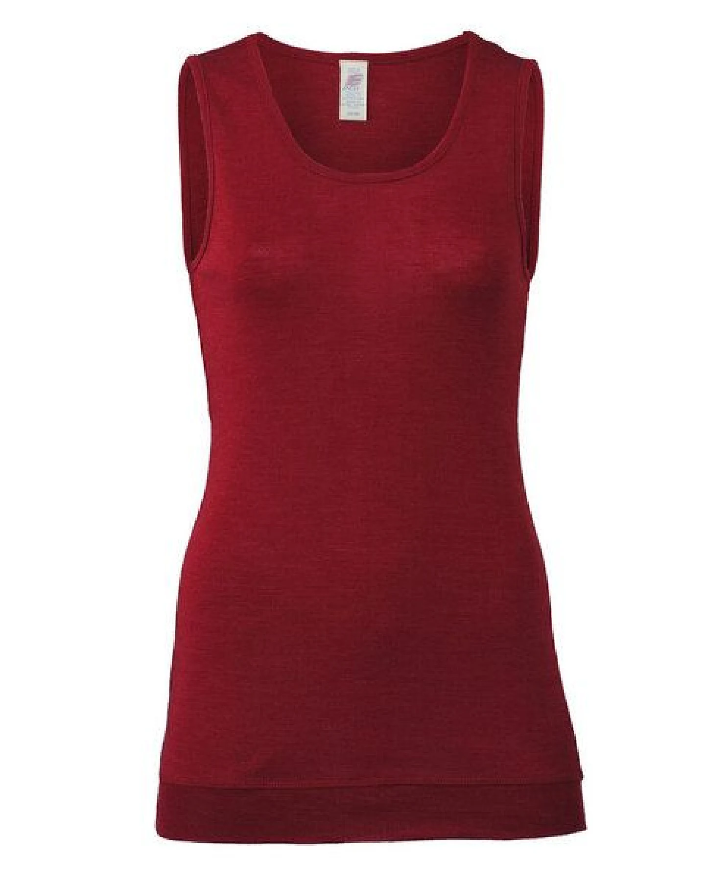 Engel Natur Damen-Longshirt ärmellos Schurwolle Seide – Ansicht 4