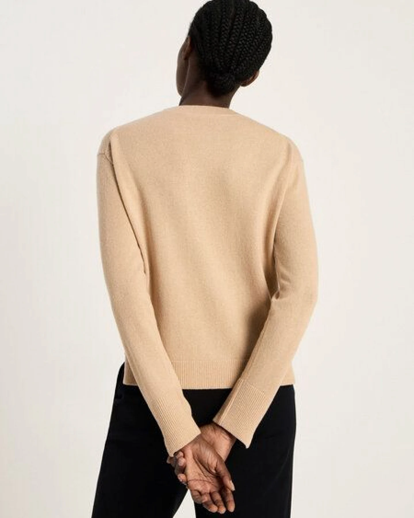 LANIUS Boxy Strickjacke aus Kaschmir – Ansicht 4