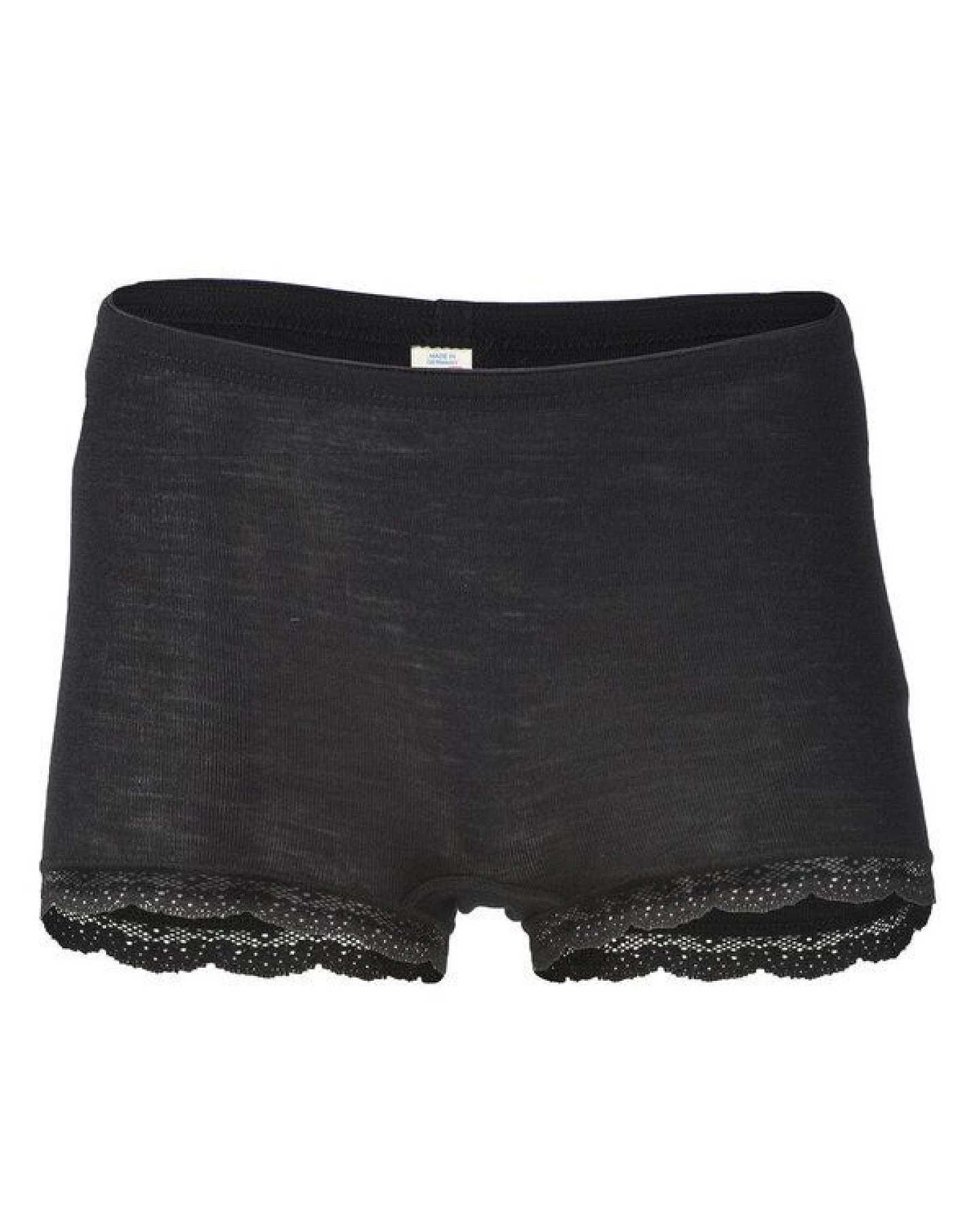 Engel Natur Damen-Pants mit Spitzenabschluss Schurwolle Seide – Ansicht 2