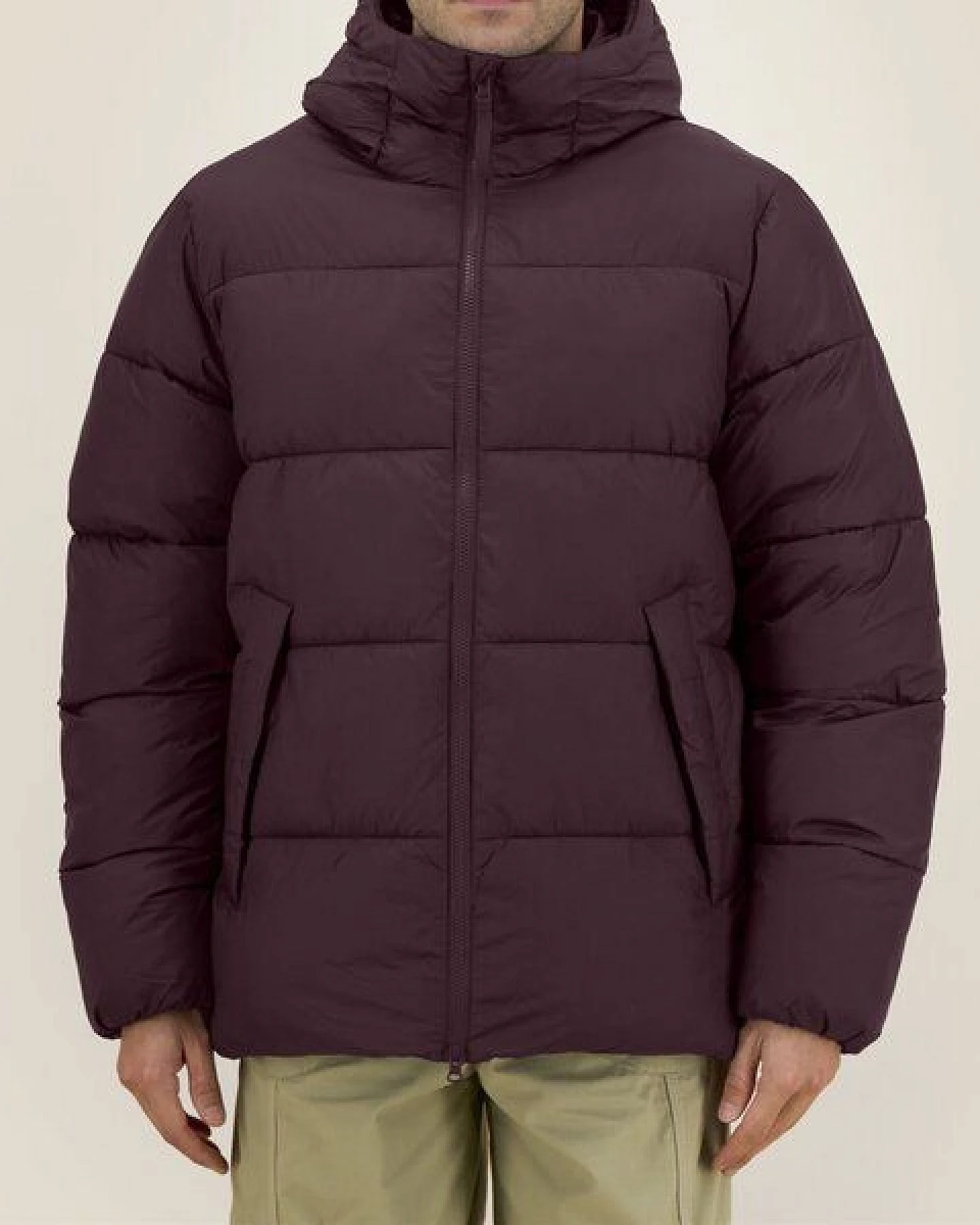 YTWOO Medium Fit Unisex Pufferjacke mit Kapuze – Ansicht 3