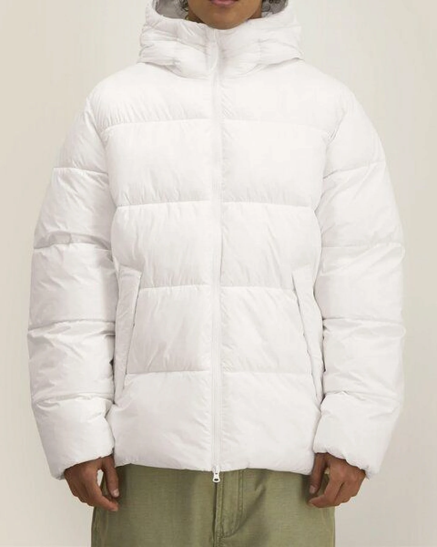 YTWOO Medium Fit Unisex Pufferjacke mit Kapuze – Ansicht 4