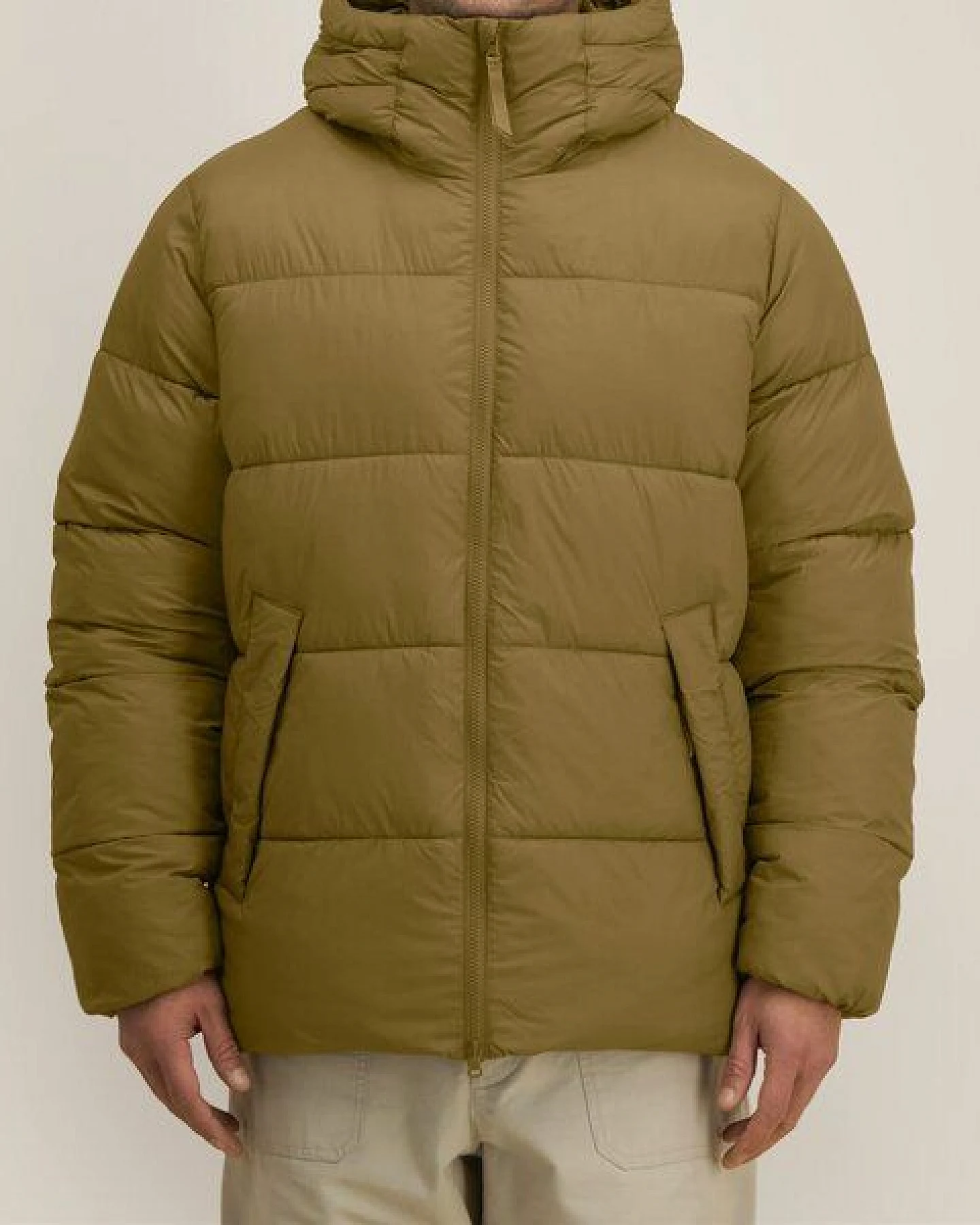 YTWOO Medium Fit Unisex Pufferjacke mit Kapuze – Ansicht 3
