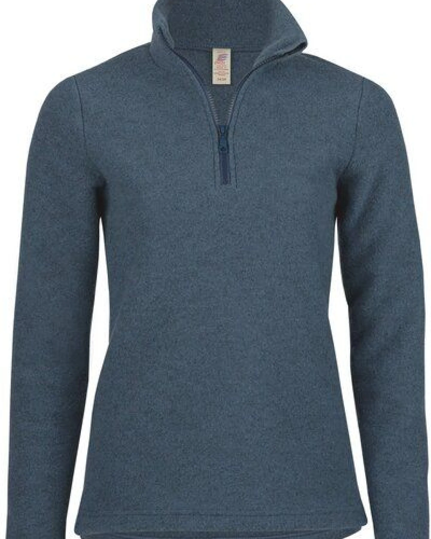 Engel Damen Fleece-Pulli Troyer kbT-Schurwolle – Ansicht 3