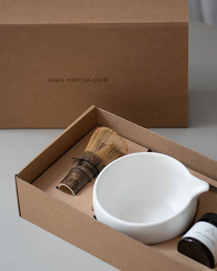 Tante Fine Fines MATCHA SET SNOW * Geschenkset für Matcha Fans * Teezeremonie * Starter Set Matcha
