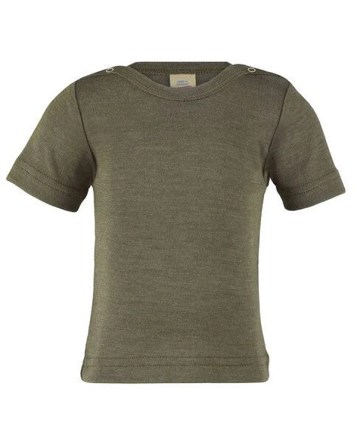 Engel Natur Baby-Shirt kurzarm Schurwolle Seide