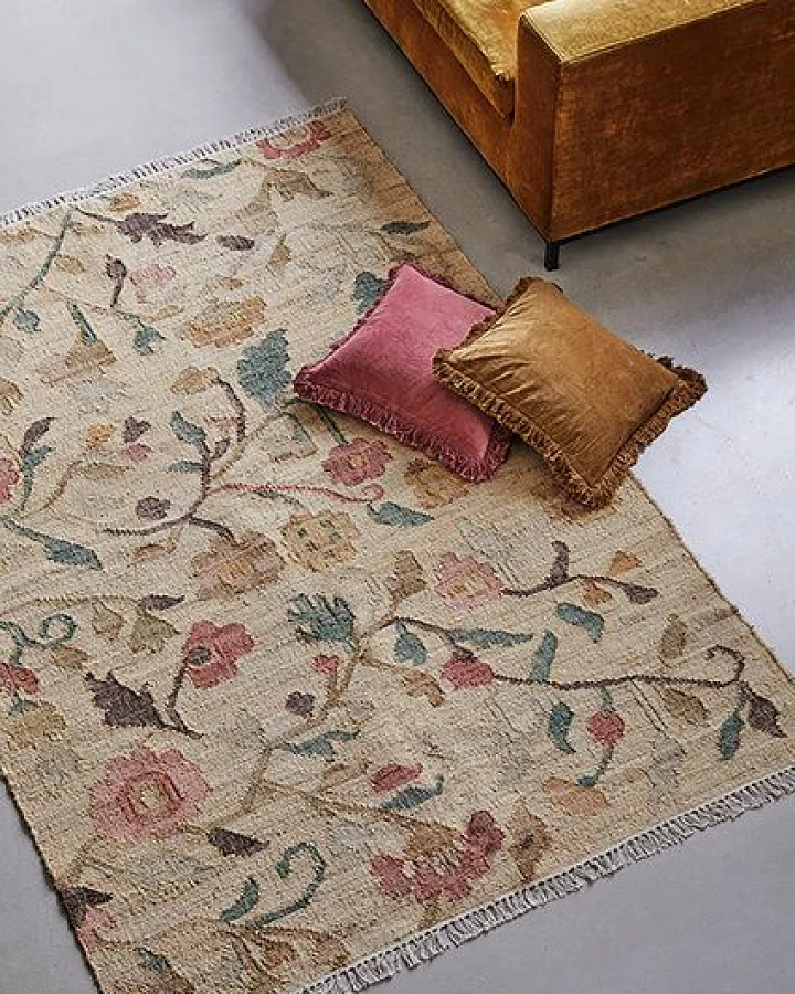 liv interior Jute Teppich FLORA