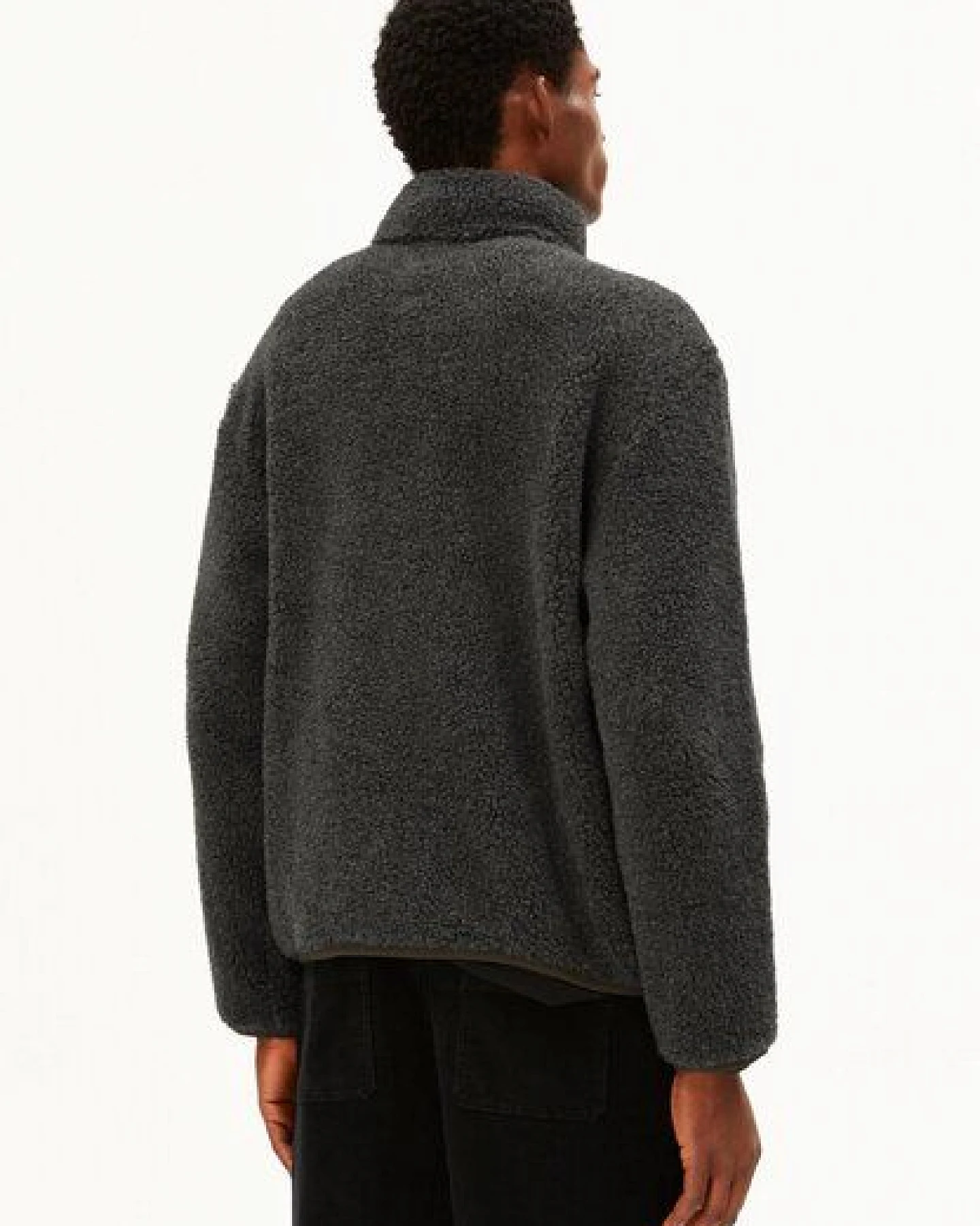 ARMEDANGELS WOOL BLEND FLEECE Herren Fleecejacke aus recyceltem Woll-Mix – Ansicht 2