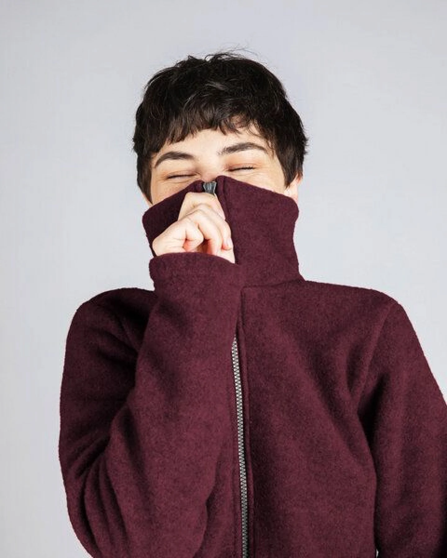 Engel Damen Fleece-Jacke mit Reißverschluss Schurwolle – Ansicht 3