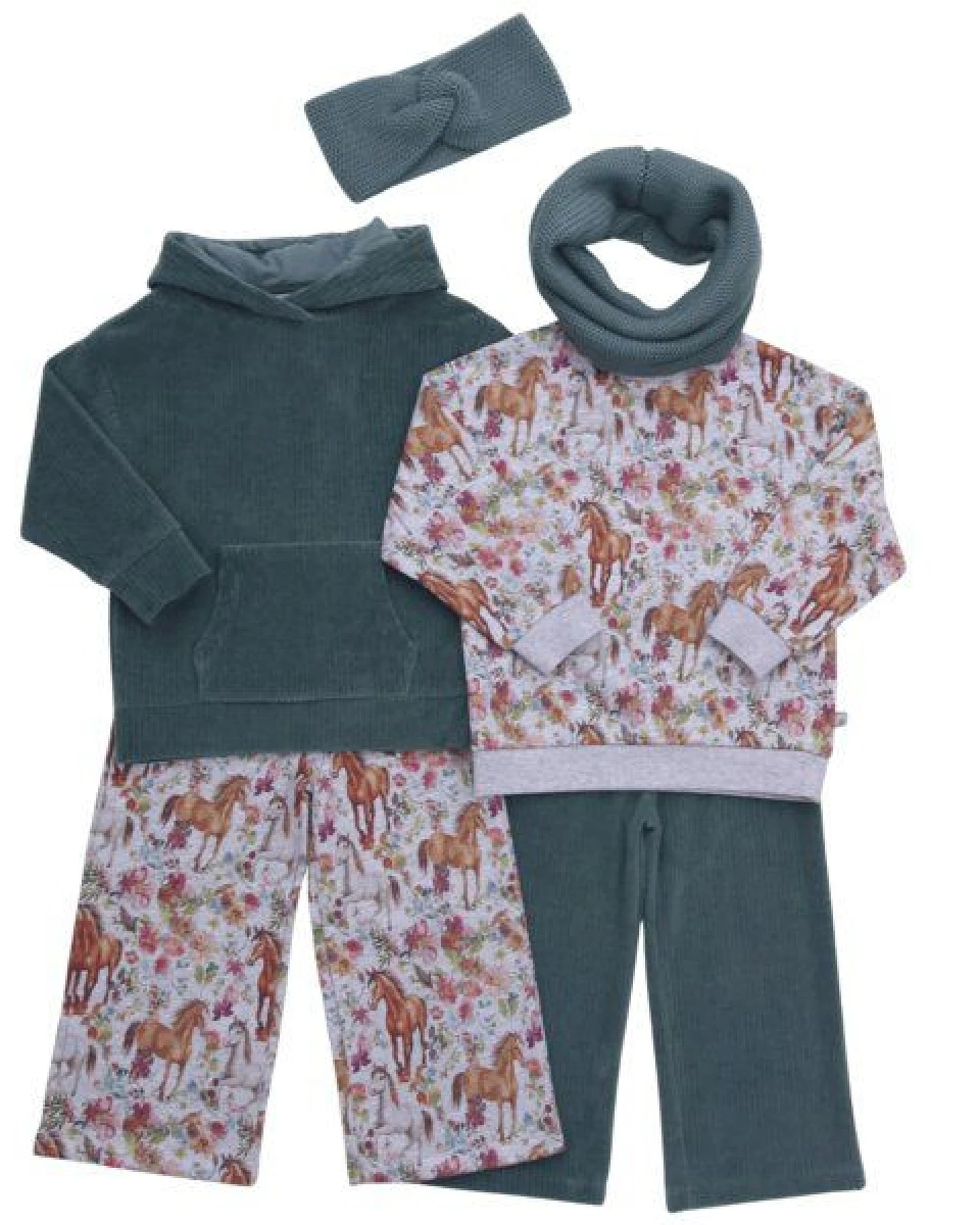 Enfant Terrible Sweathose mit Pferdedruck – Ansicht 3