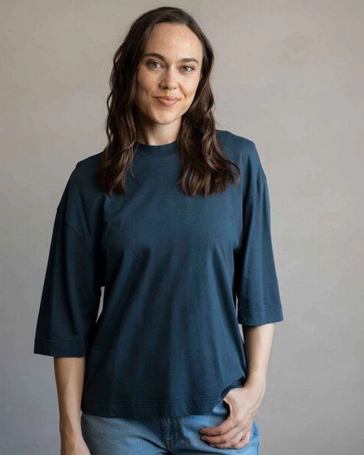 Vresh Clothing Vynnia - Oversized T-Shirt mit TENCEL(TM) Modal – Ansicht 3