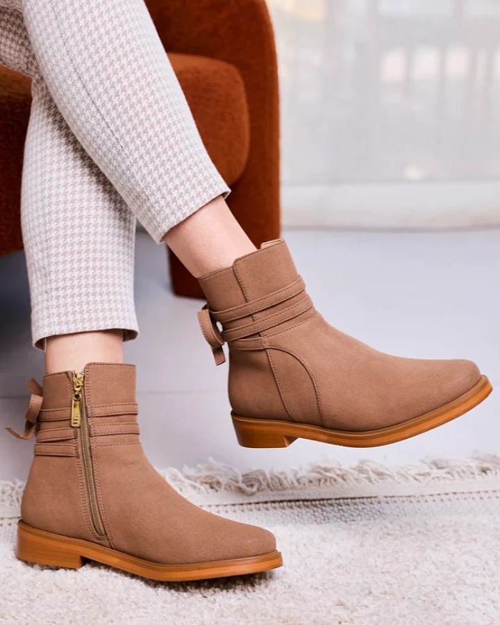 Minuit Sur Terre Damen vegan Stiefel Simone Mocha