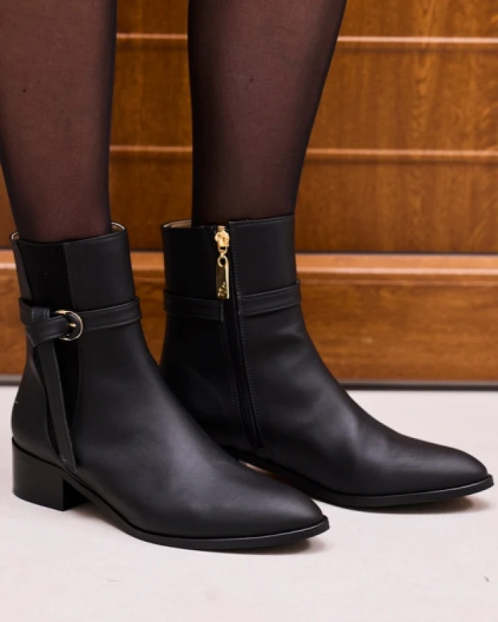 Minuit Sur Terre Damen vegan Boots Signature Schwarz