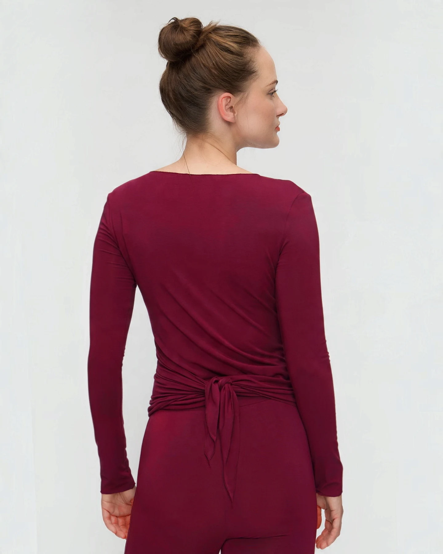 Curare Wickeljacke - Bordeaux S – Ansicht 3