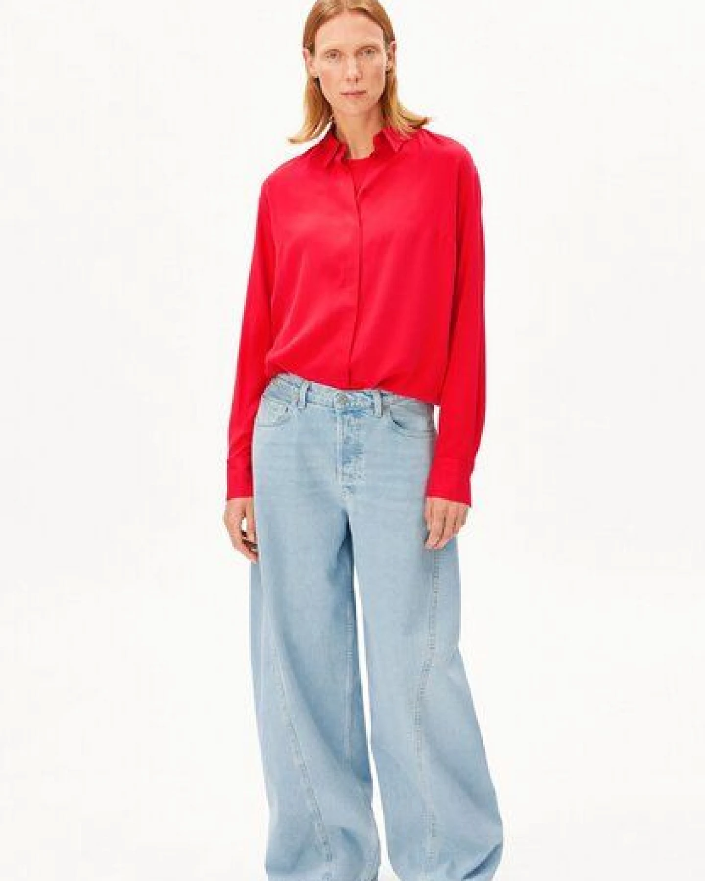ARMEDANGELS LARISAANA Damen Bluse aus LENZING ECOVERO Viskose – Ansicht 4
