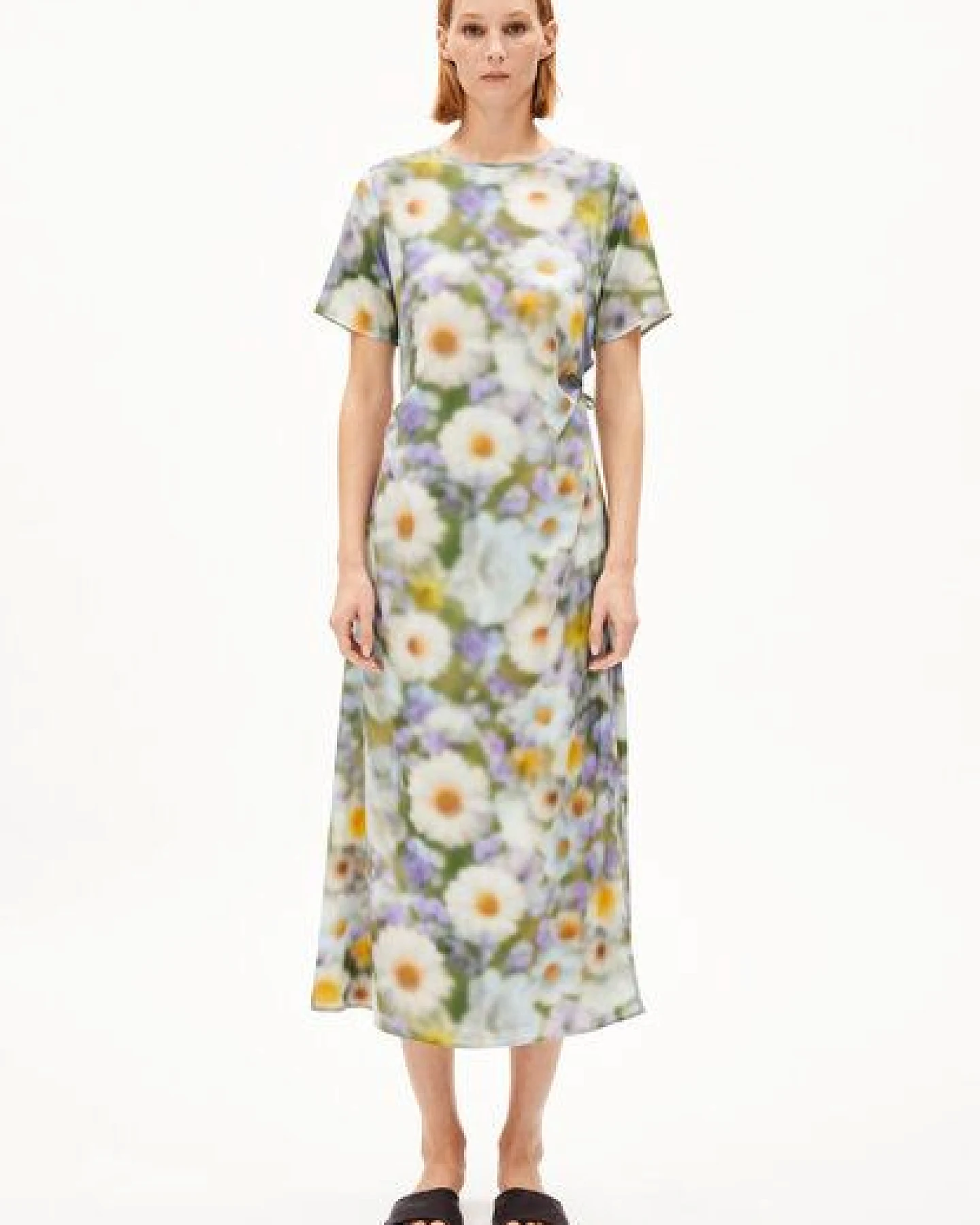 ARMEDANGELS SEDISAA GREEN GARDEN Damen Webkleid aus TENCEL Lyocell Mix – Ansicht 4