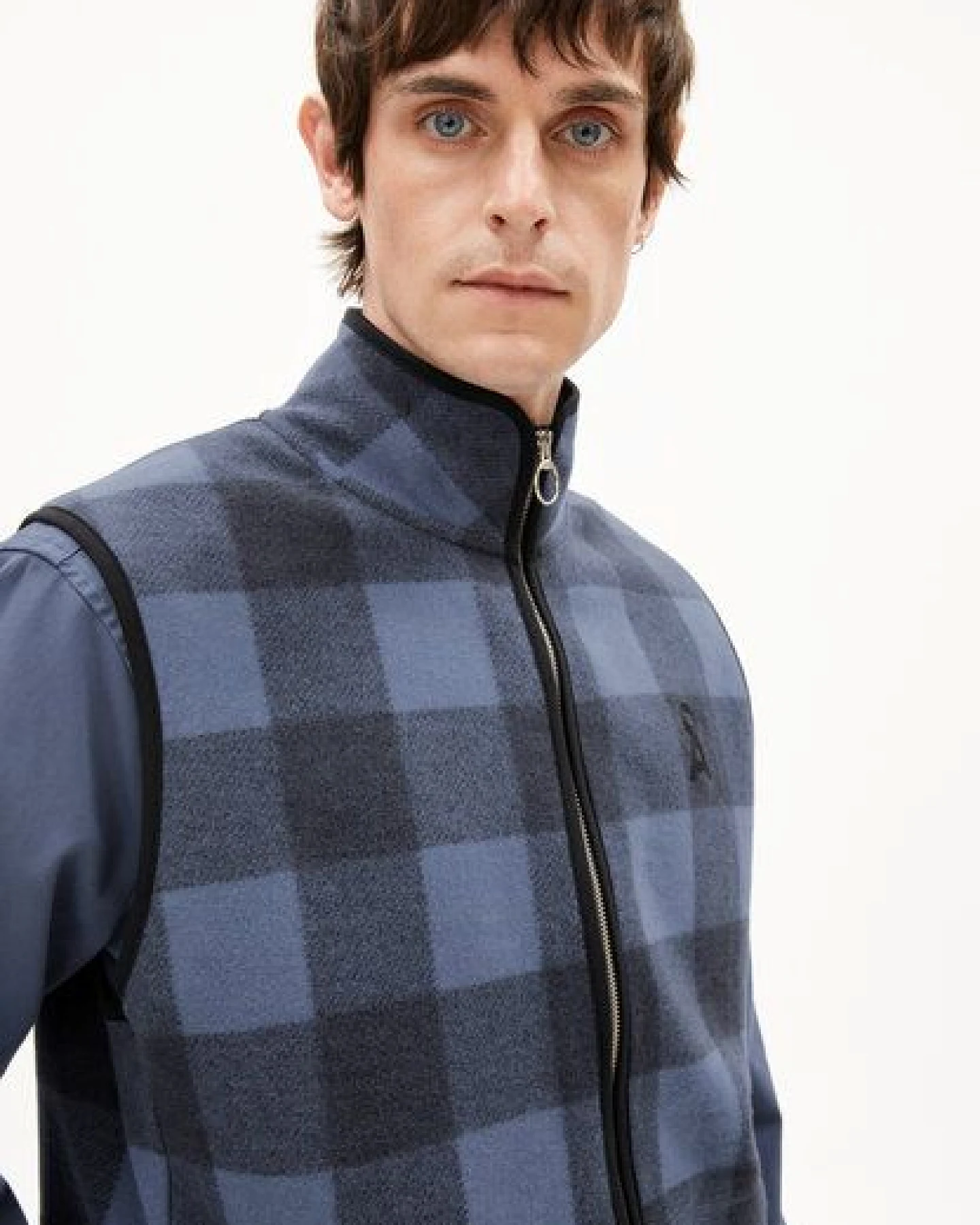 ARMEDANGELS FLAABO MICRO FLEECE Herren Fleeceweste aus Bio Baumwolle – Ansicht 3