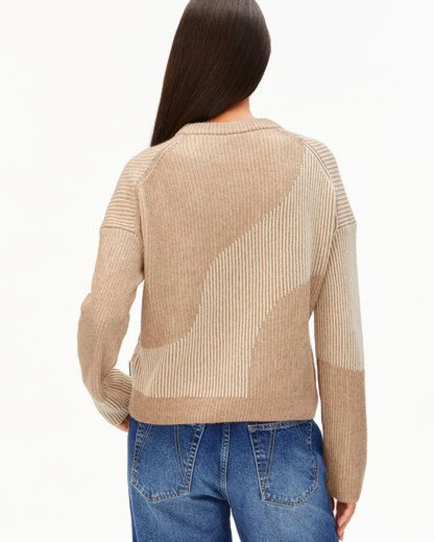 ARMEDANGELS MAYRAA VANISE Damen Pullover aus Bio-Woll Mix – Ansicht 2