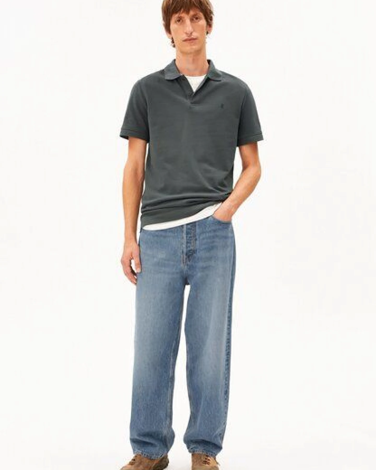 ARMEDANGELS MAARIO Herren Polo aus Bio-Baumwolle – Ansicht 4