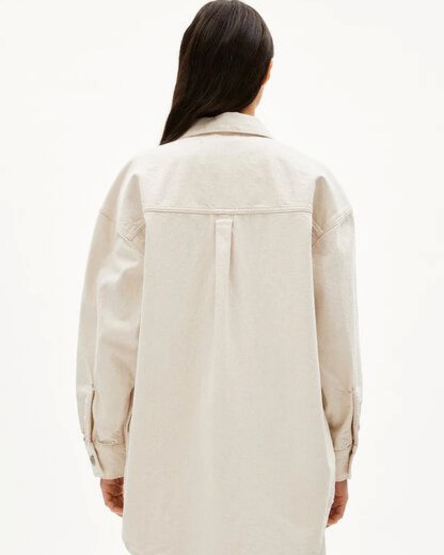 ARMEDANGELS TAALE Damen Overshirt aus recycelter Baumwolle – Ansicht 2