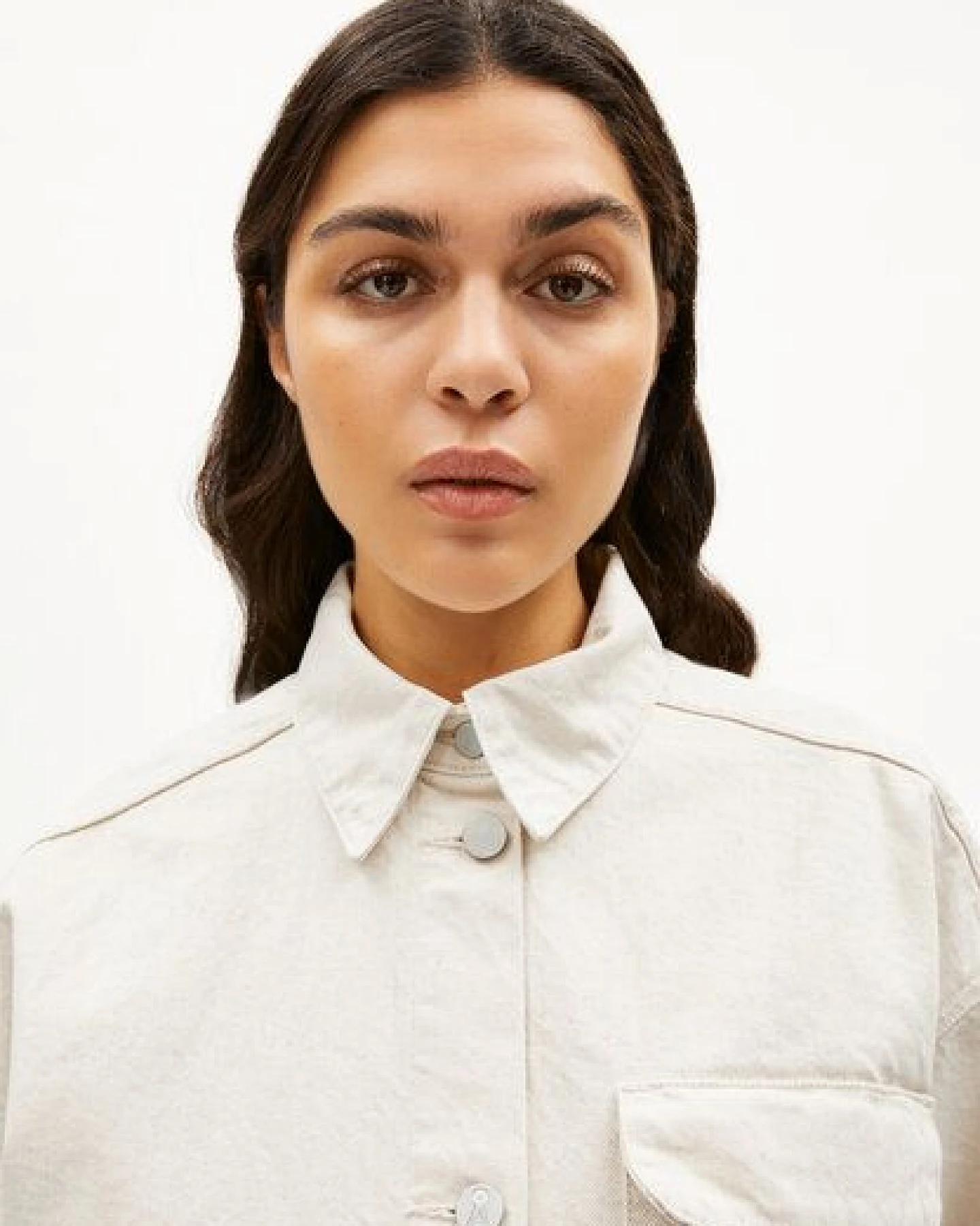 ARMEDANGELS TAALE Damen Overshirt aus recycelter Baumwolle – Ansicht 3