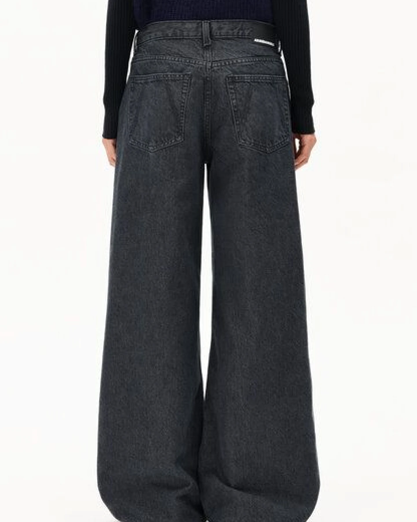 ARMEDANGELS ASTRAEAAS Damen Wide Leg Mid Waist aus Lyocell Baumwoll Mix – Ansicht 2